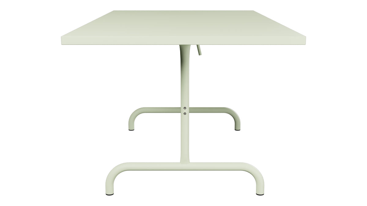 Säntis Metall-Gartentisch 165x90 klappbar in Pastellgrün präsentiert im Onlineshop von KAQTU Design AG. Gartentisch ist von Schaffner