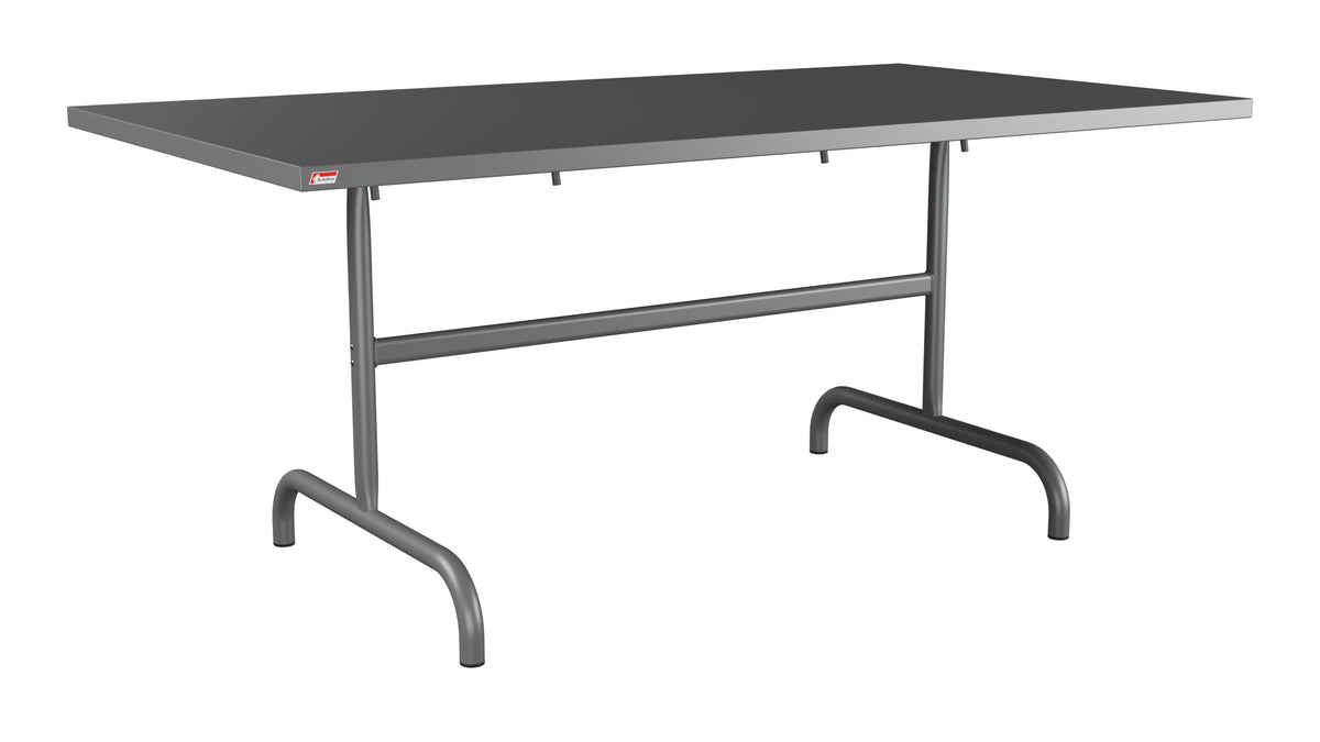 Säntis Metall-Gartentisch 165x90 klappbar in Graphit präsentiert im Onlineshop von KAQTU Design AG. Gartentisch ist von Schaffner