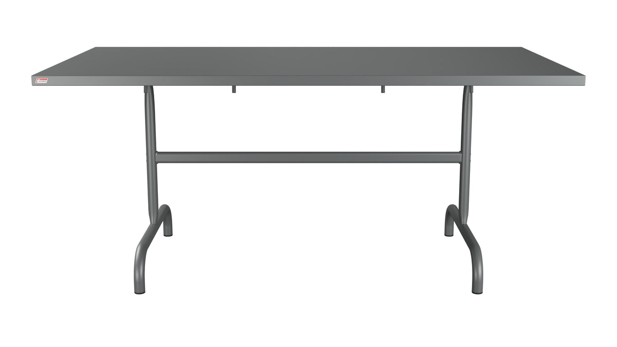 Säntis Metall-Gartentisch 165x90 klappbar in Graphit präsentiert im Onlineshop von KAQTU Design AG. Gartentisch ist von Schaffner