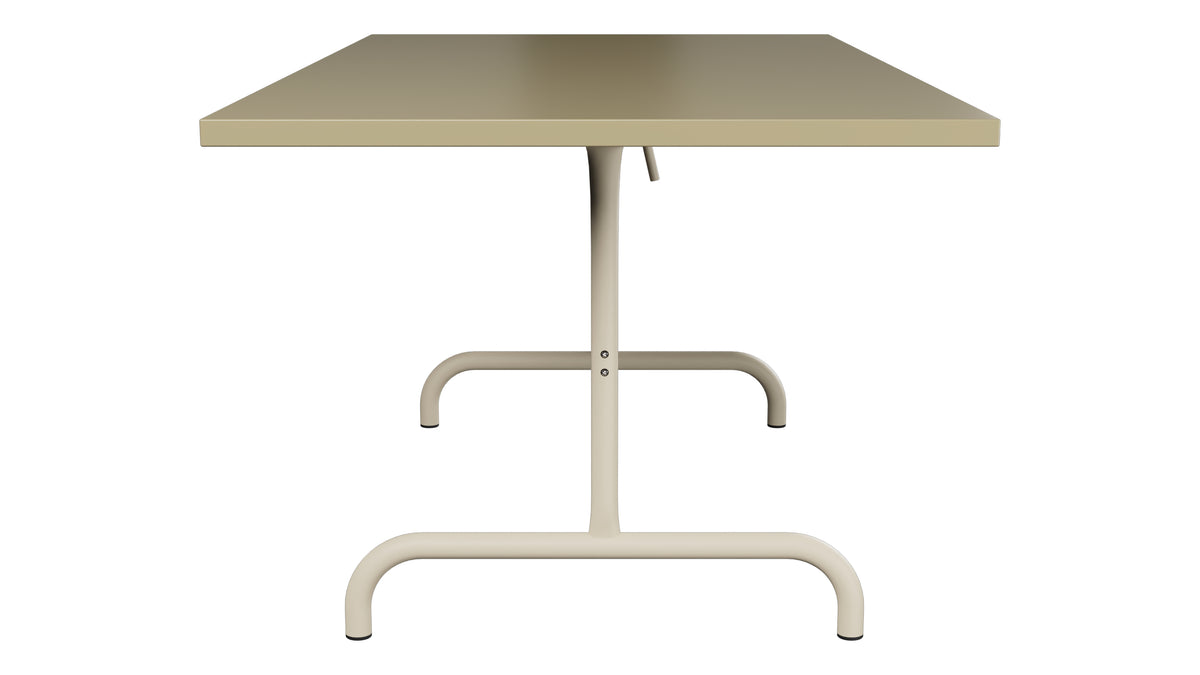 Säntis Metall-Gartentisch 165x90 klappbar in Champagner präsentiert im Onlineshop von KAQTU Design AG. Gartentisch ist von Schaffner