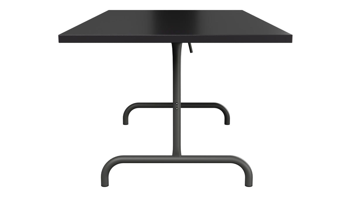 Säntis Metall-Gartentisch 165x90 klappbar in Schwarz präsentiert im Onlineshop von KAQTU Design AG. Gartentisch ist von Schaffner