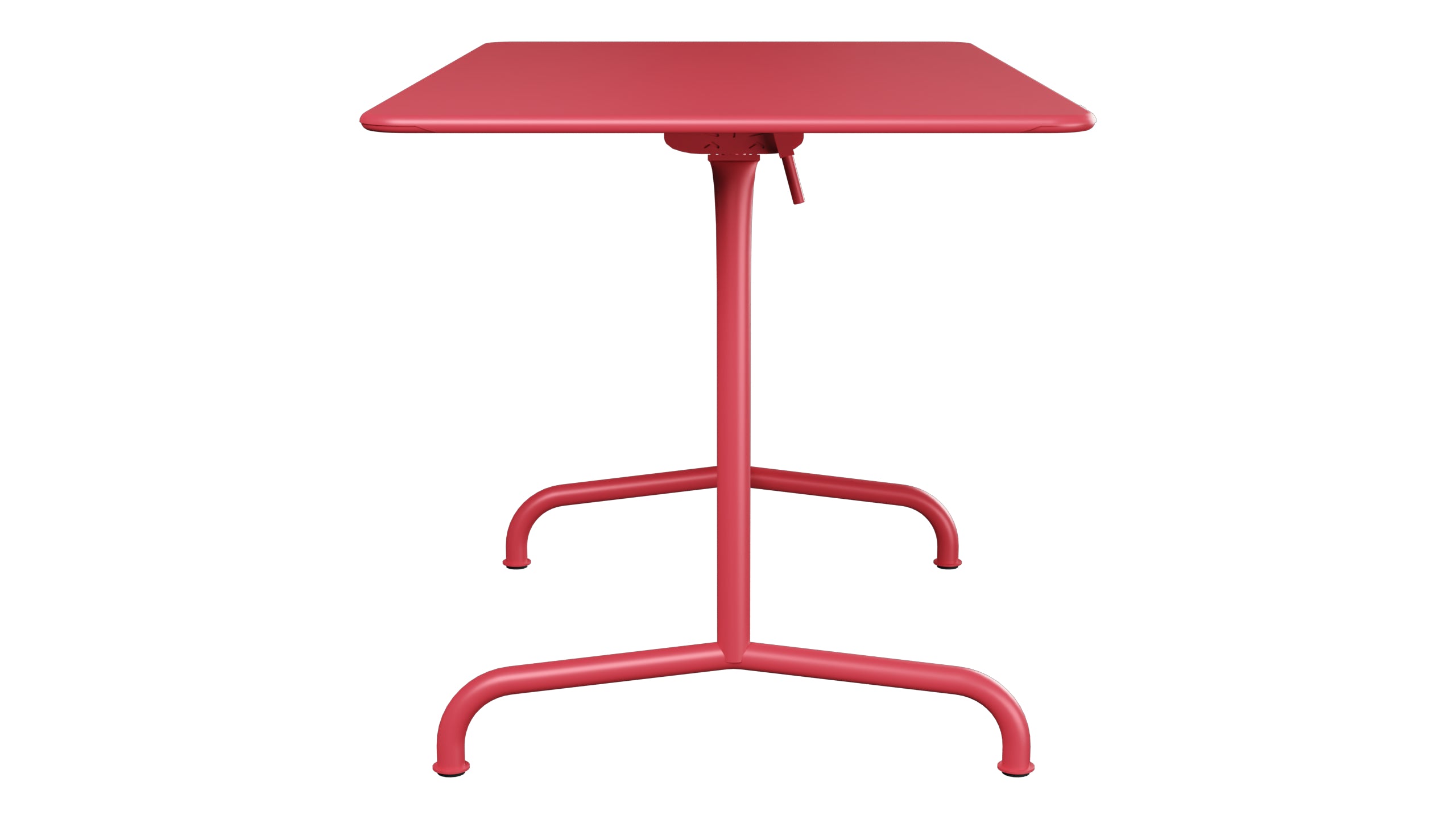 Rigi Metall-Gartentisch 120x70 klappbar in Ahornrot präsentiert im Onlineshop von KAQTU Design AG. Gartentisch ist von Schaffner