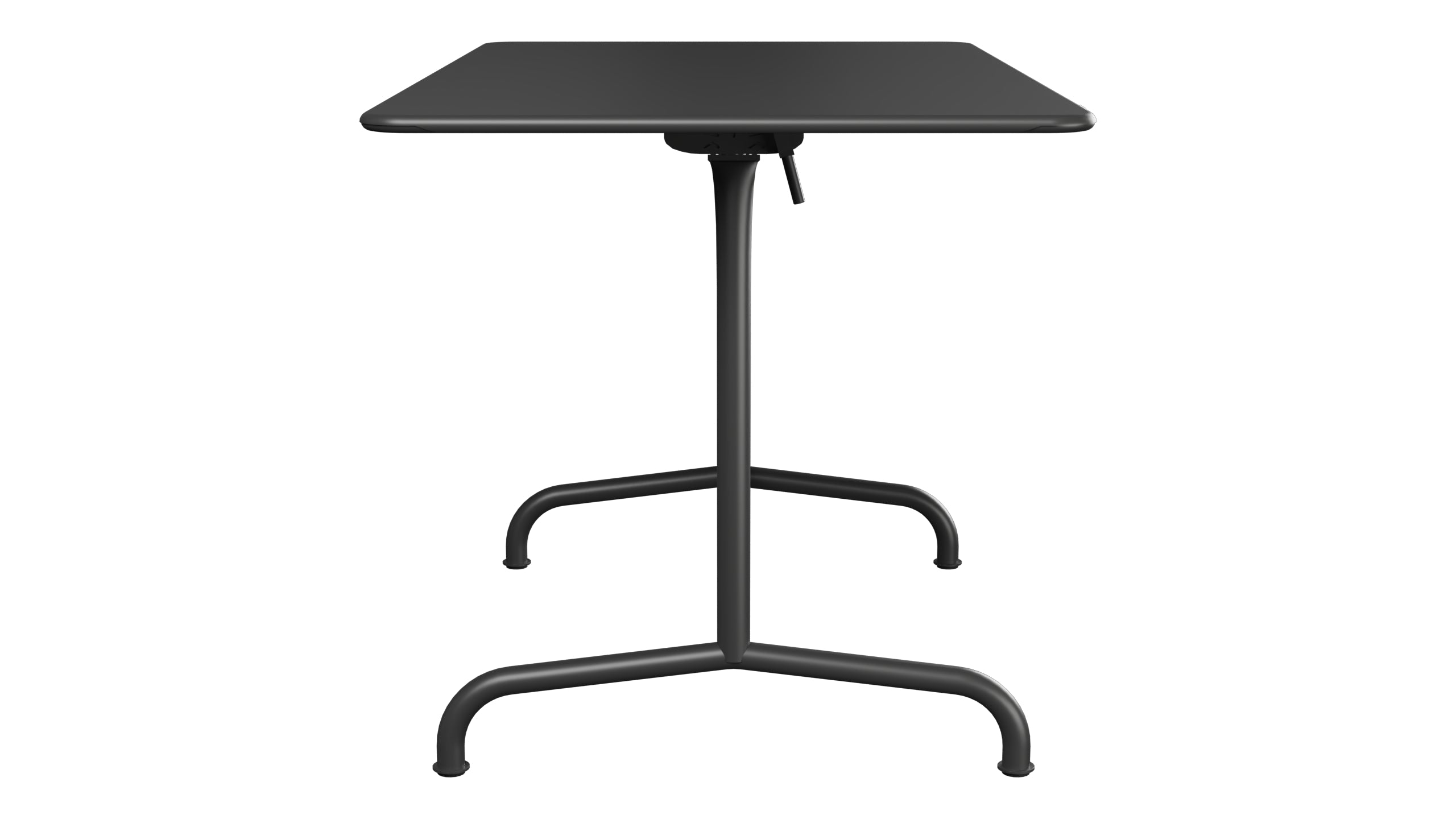 Rigi Metall-Gartentisch 120x70 klappbar in Anthrazit präsentiert im Onlineshop von KAQTU Design AG. Gartentisch ist von Schaffner