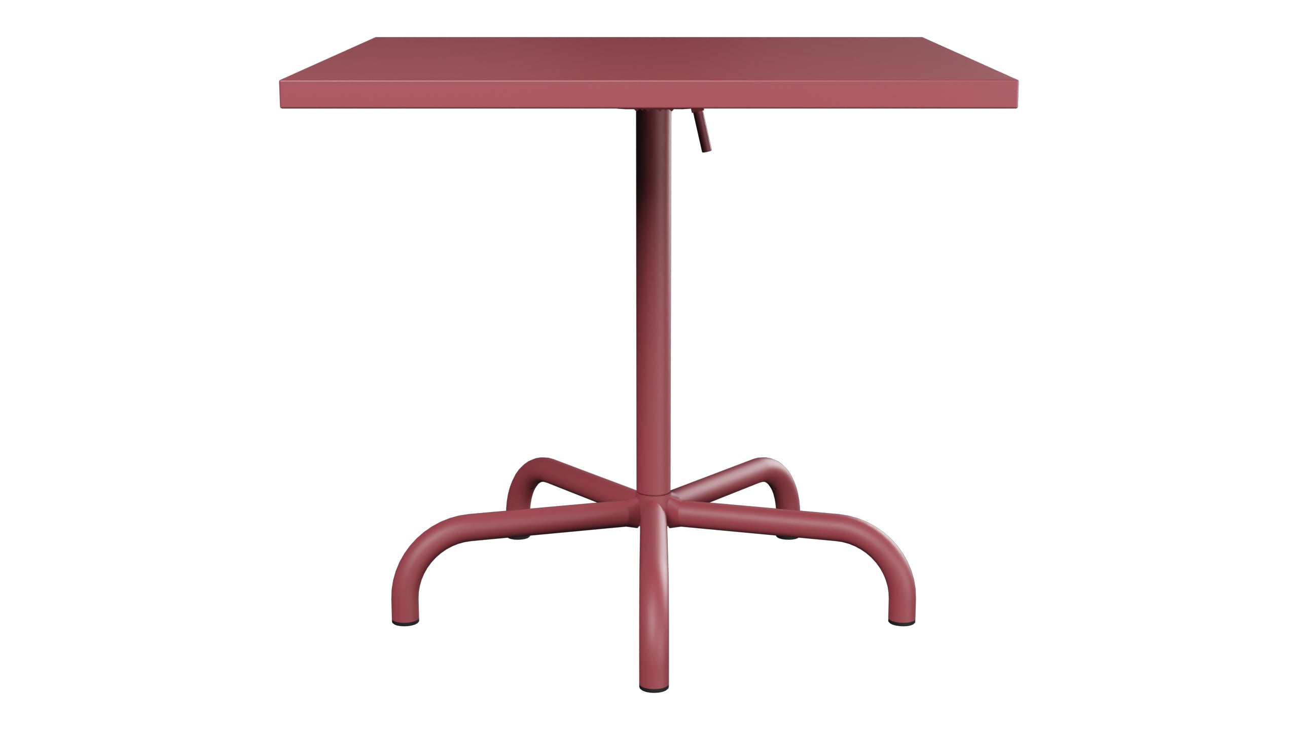Säntis Metall-Gartentisch 80x80 klappbar in Bordeaux präsentiert im Onlineshop von KAQTU Design AG. Gartentisch ist von Schaffner