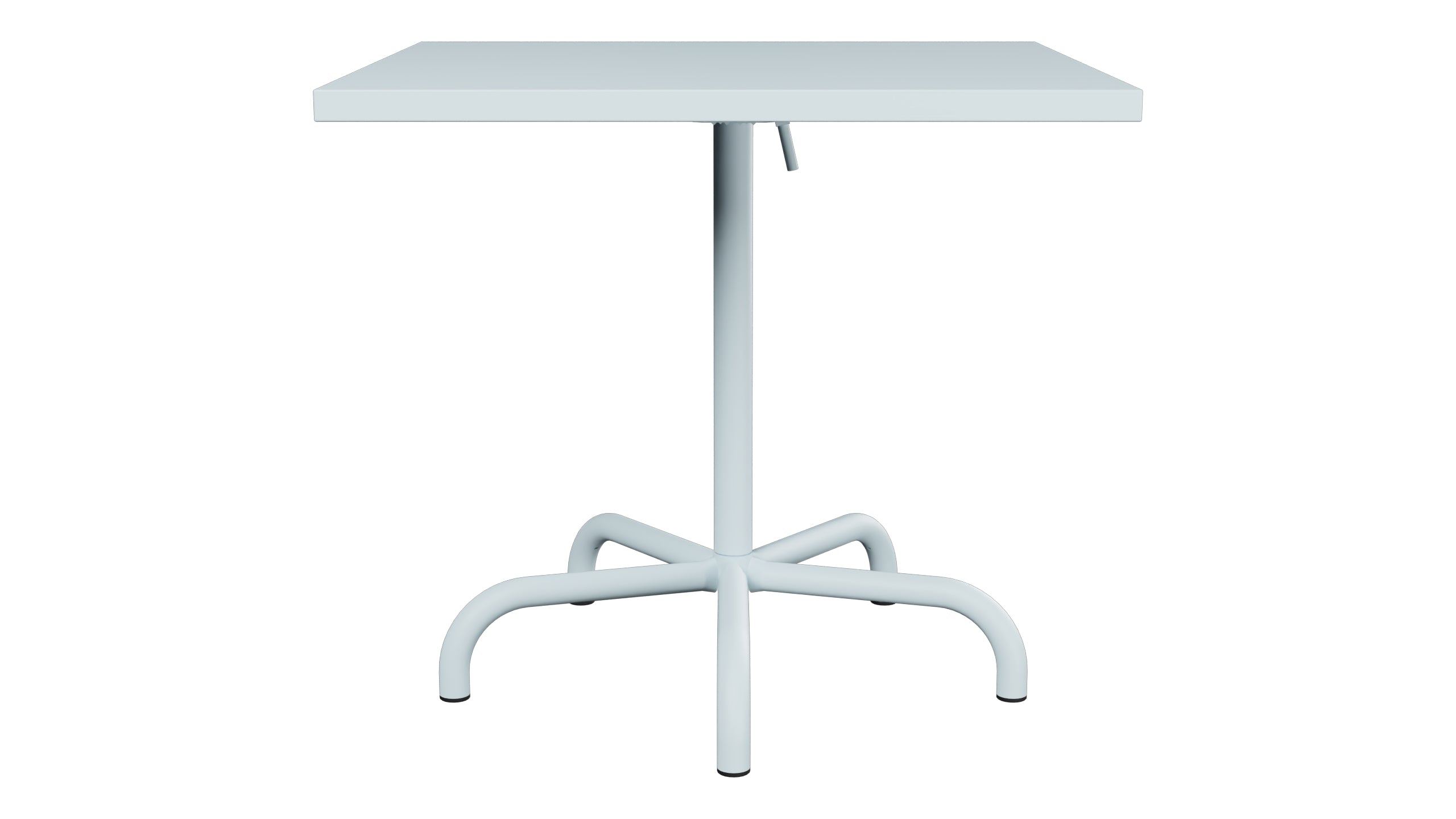 Säntis Metall-Gartentisch 80x80 klappbar in Pastellblau präsentiert im Onlineshop von KAQTU Design AG. Gartentisch ist von Schaffner
