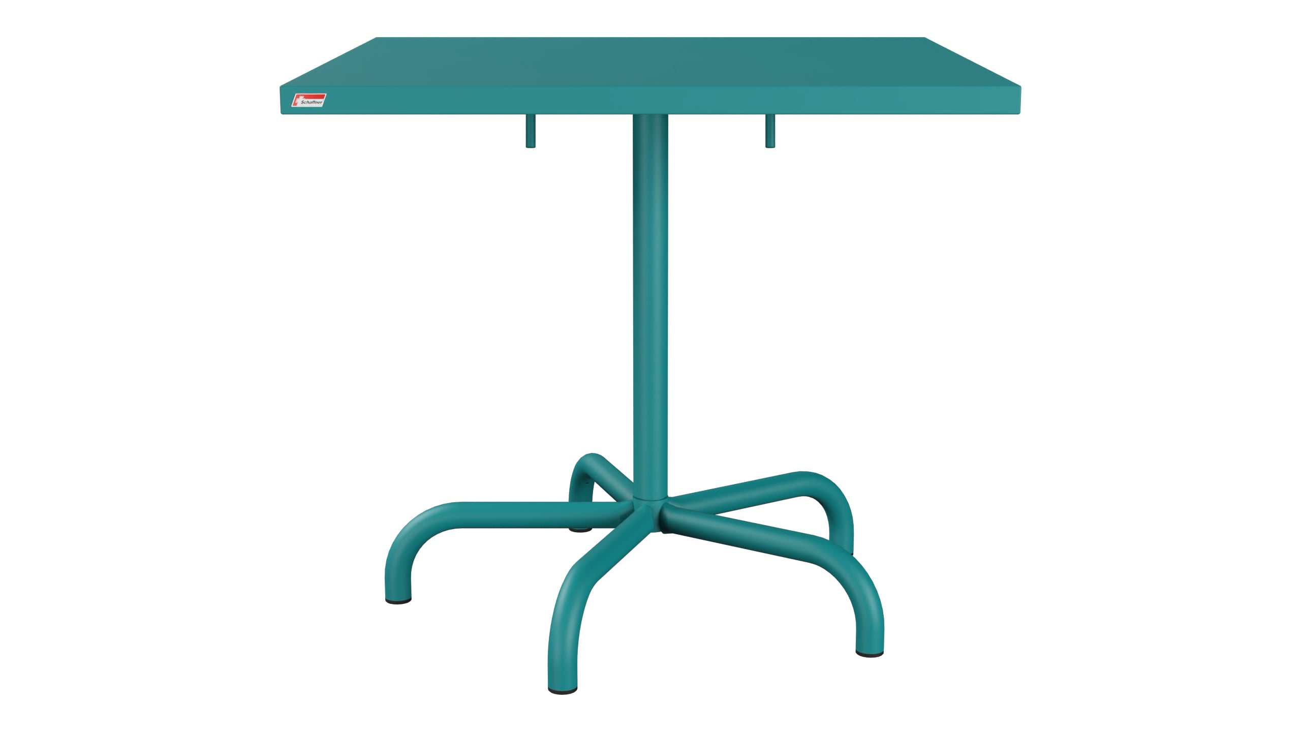 Säntis Metall-Gartentisch 80x80 klappbar in Kaliblau präsentiert im Onlineshop von KAQTU Design AG. Gartentisch ist von Schaffner