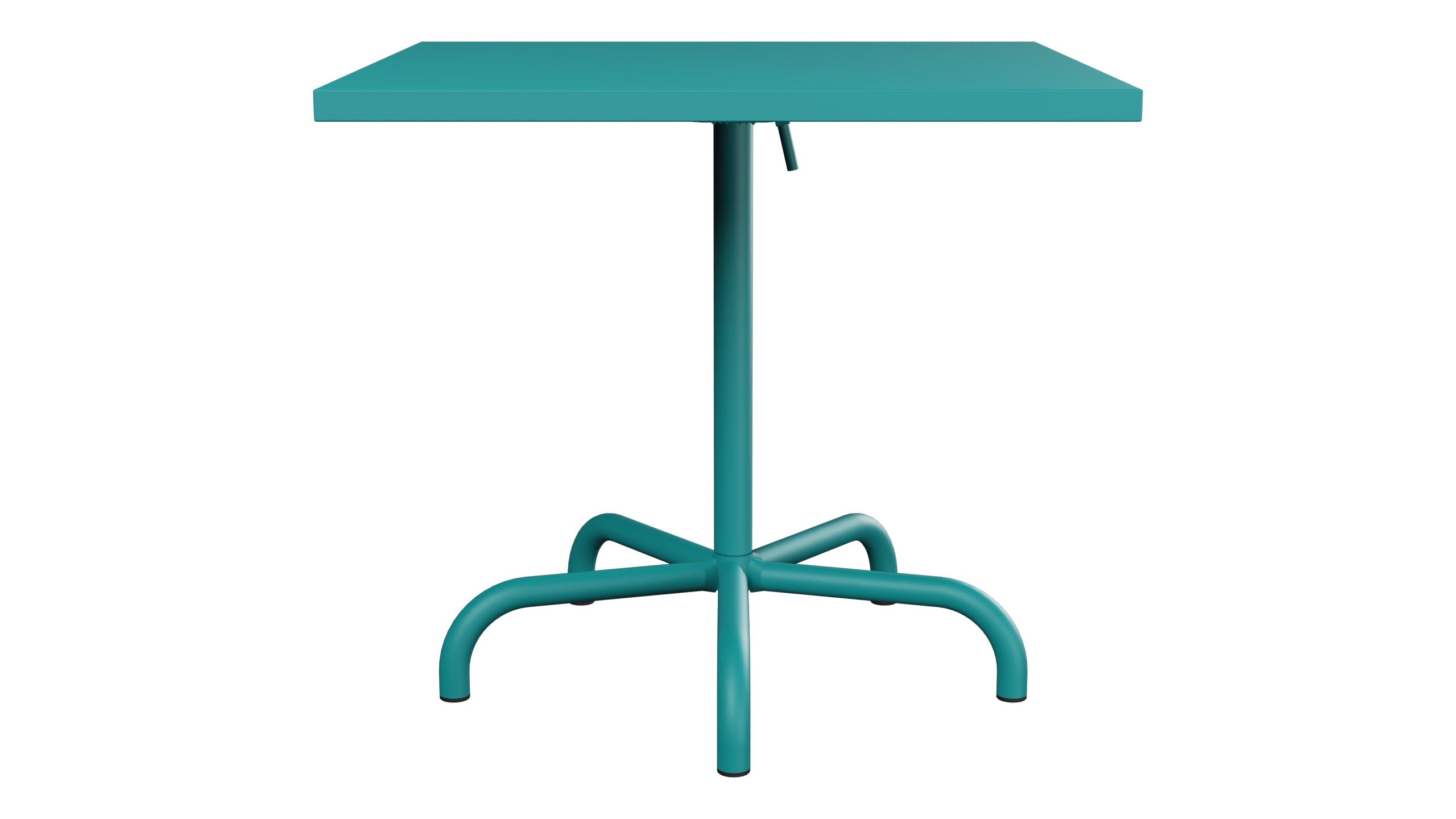 Säntis Metall-Gartentisch 80x80 klappbar in Kaliblau präsentiert im Onlineshop von KAQTU Design AG. Gartentisch ist von Schaffner