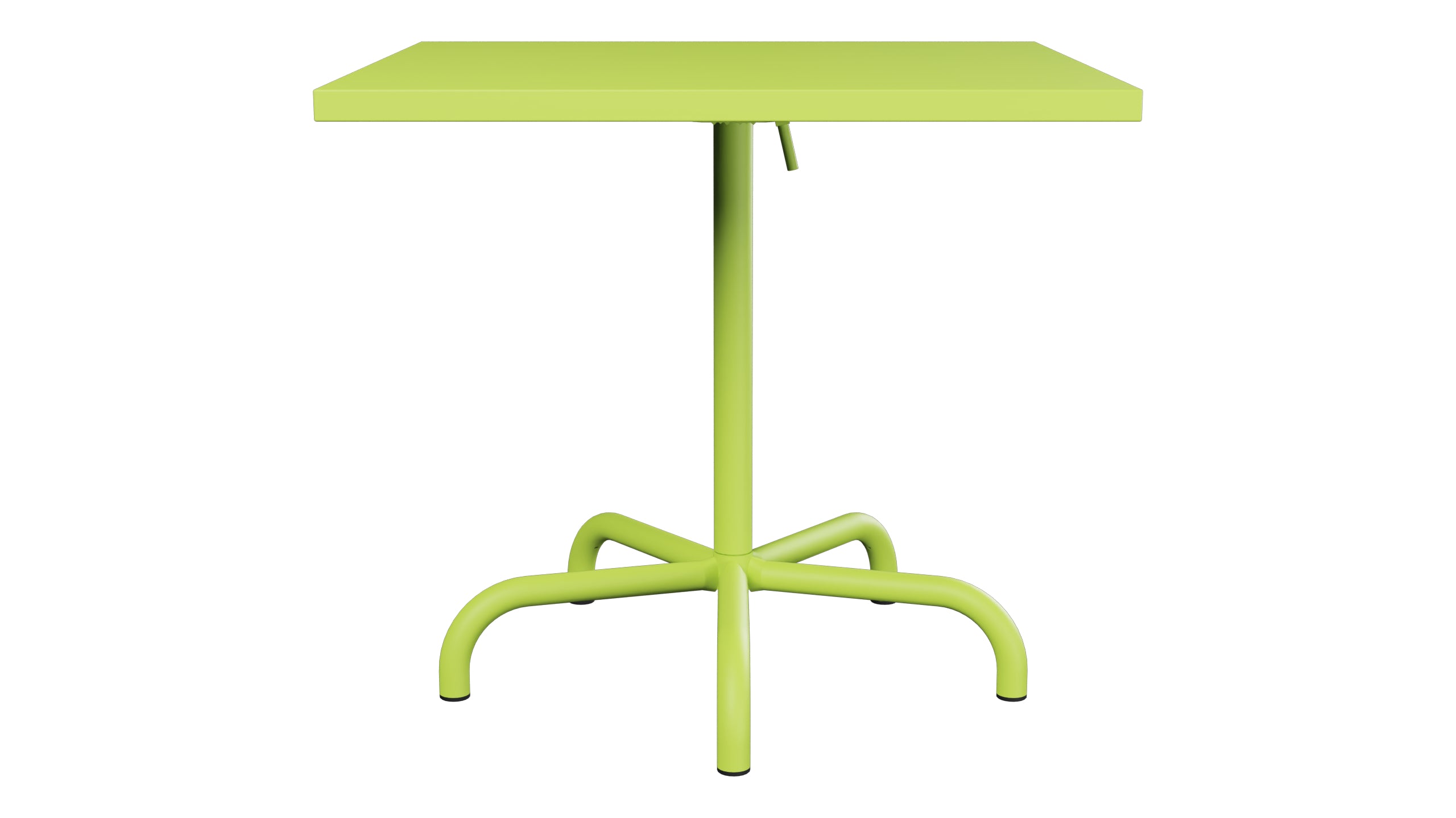Säntis Metall-Gartentisch 80x80 klappbar in Hellgrün präsentiert im Onlineshop von KAQTU Design AG. Gartentisch ist von Schaffner