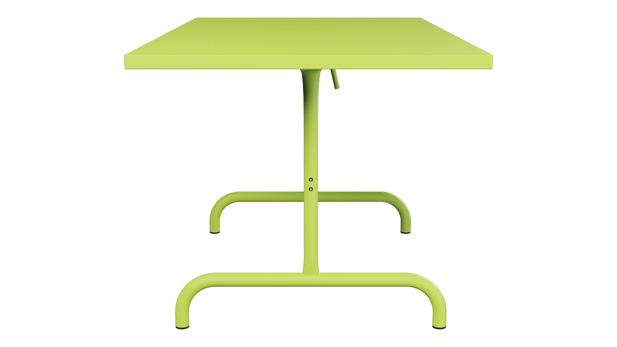 Säntis Metall-Gartentisch 140x80 klappbar in Hellgrün präsentiert im Onlineshop von KAQTU Design AG. Gartentisch ist von Schaffner