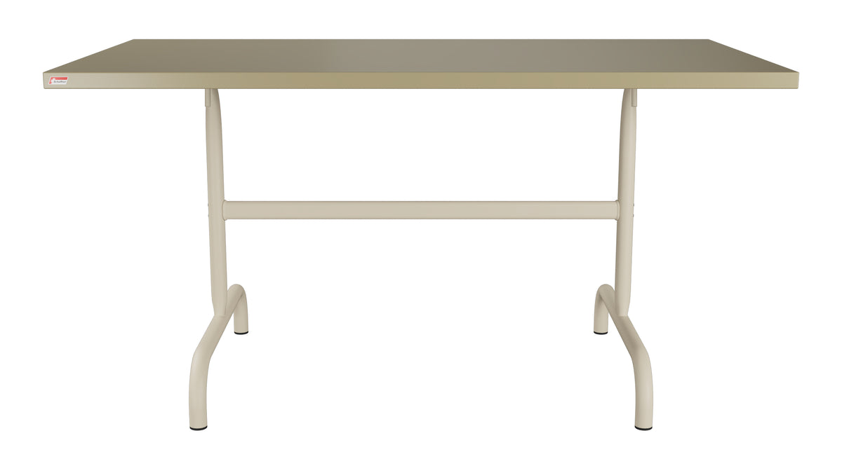 Säntis Metall-Gartentisch 140x80 klappbar in Champagner präsentiert im Onlineshop von KAQTU Design AG. Gartentisch ist von Schaffner