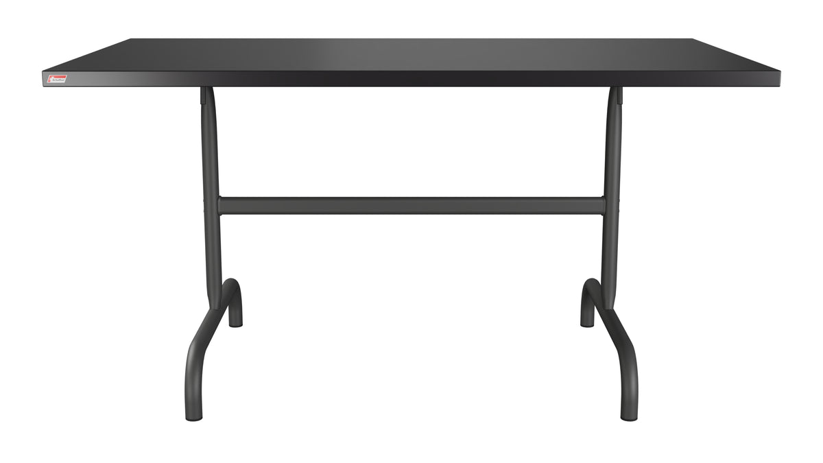 Säntis Metall-Gartentisch 140x80 klappbar in Schwarz präsentiert im Onlineshop von KAQTU Design AG. Gartentisch ist von Schaffner