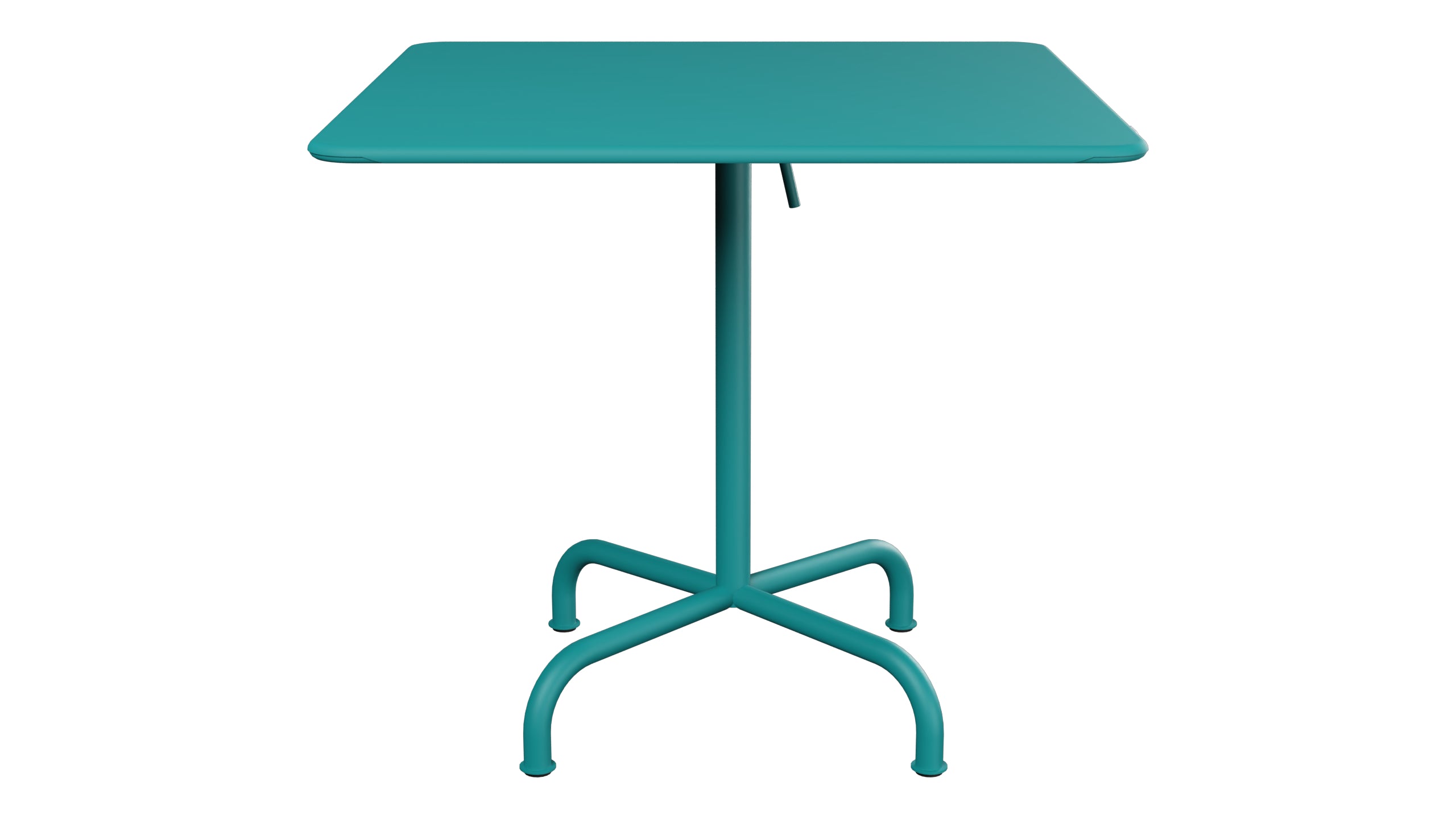 Rigi Metall-Gartentisch 80x80 klappbar in Kaliblau präsentiert im Onlineshop von KAQTU Design AG. Gartentisch ist von Schaffner