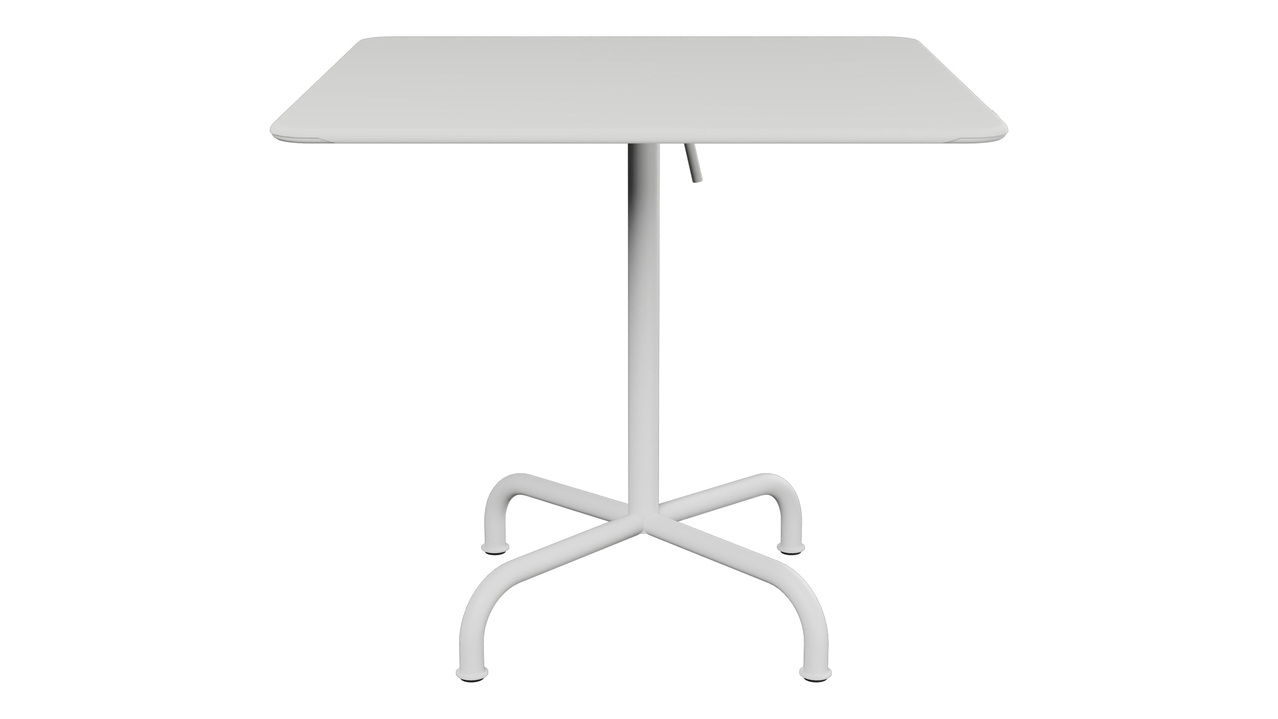 Rigi Metall-Gartentisch 80x80 klappbar in Alusilber präsentiert im Onlineshop von KAQTU Design AG. Gartentisch ist von Schaffner
