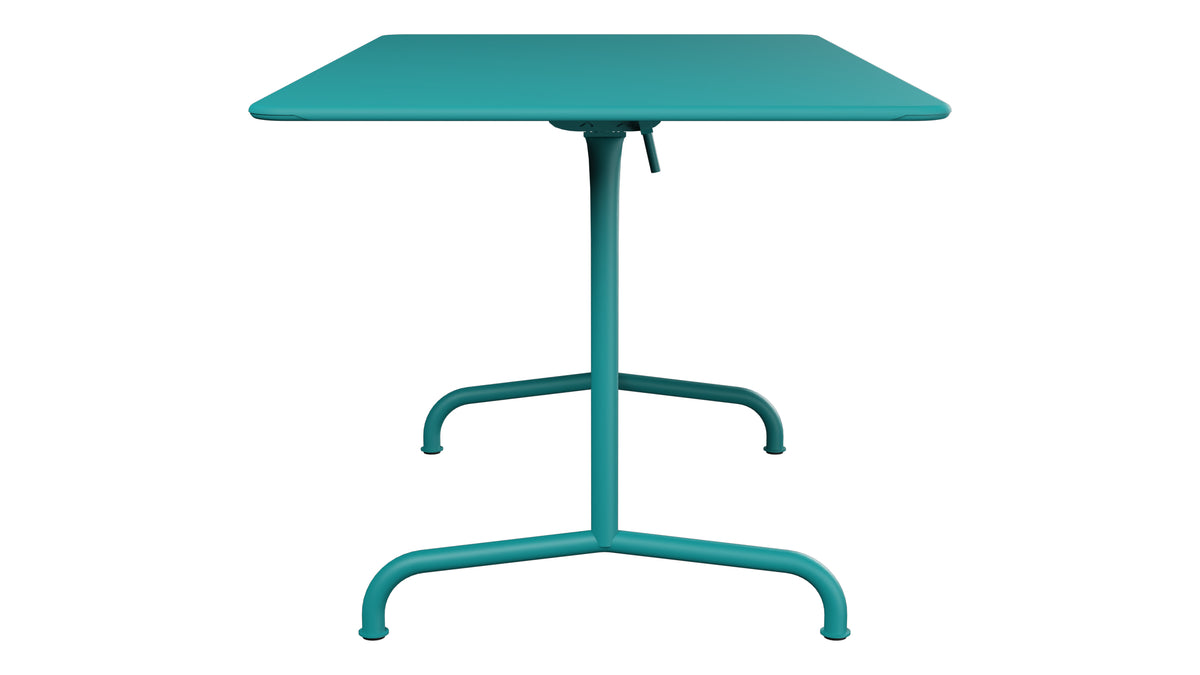 Rigi Metall-Gartentisch 140x80 klappbar in Kaliblau präsentiert im Onlineshop von KAQTU Design AG. Gartentisch ist von Schaffner