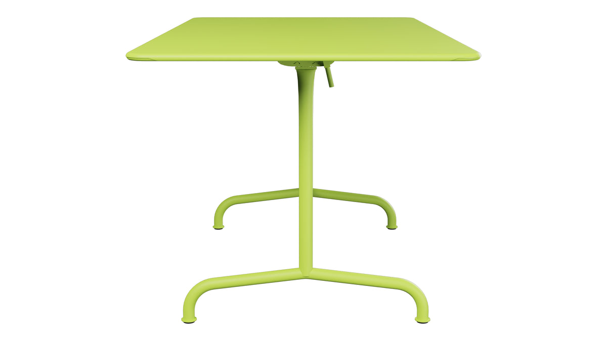Rigi Metall-Gartentisch 140x80 klappbar in Hellgrün präsentiert im Onlineshop von KAQTU Design AG. Gartentisch ist von Schaffner