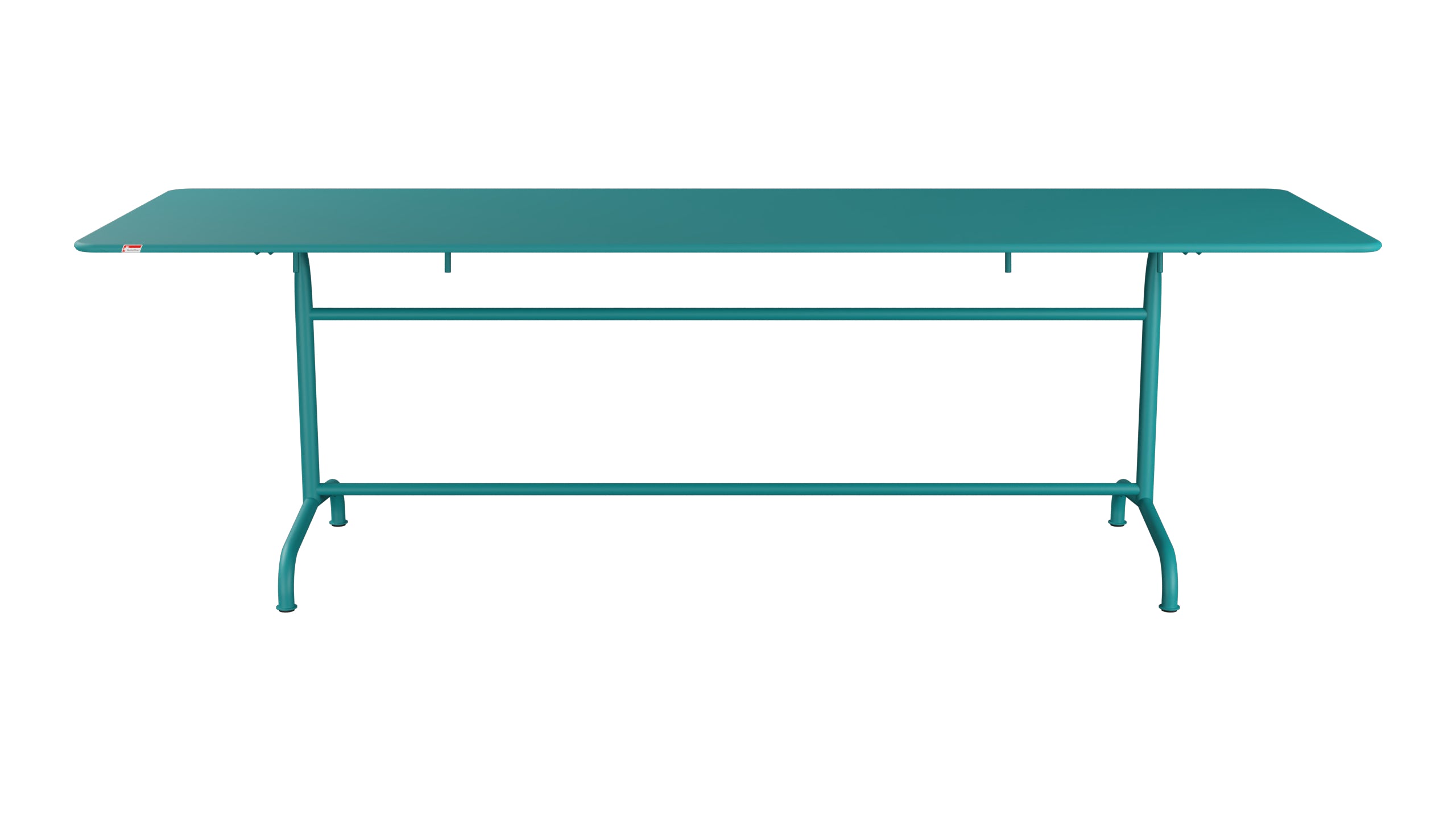 Rigi Metall-Gartentisch 240x80 klappbar in Kaliblau präsentiert im Onlineshop von KAQTU Design AG. Gartentisch ist von Schaffner