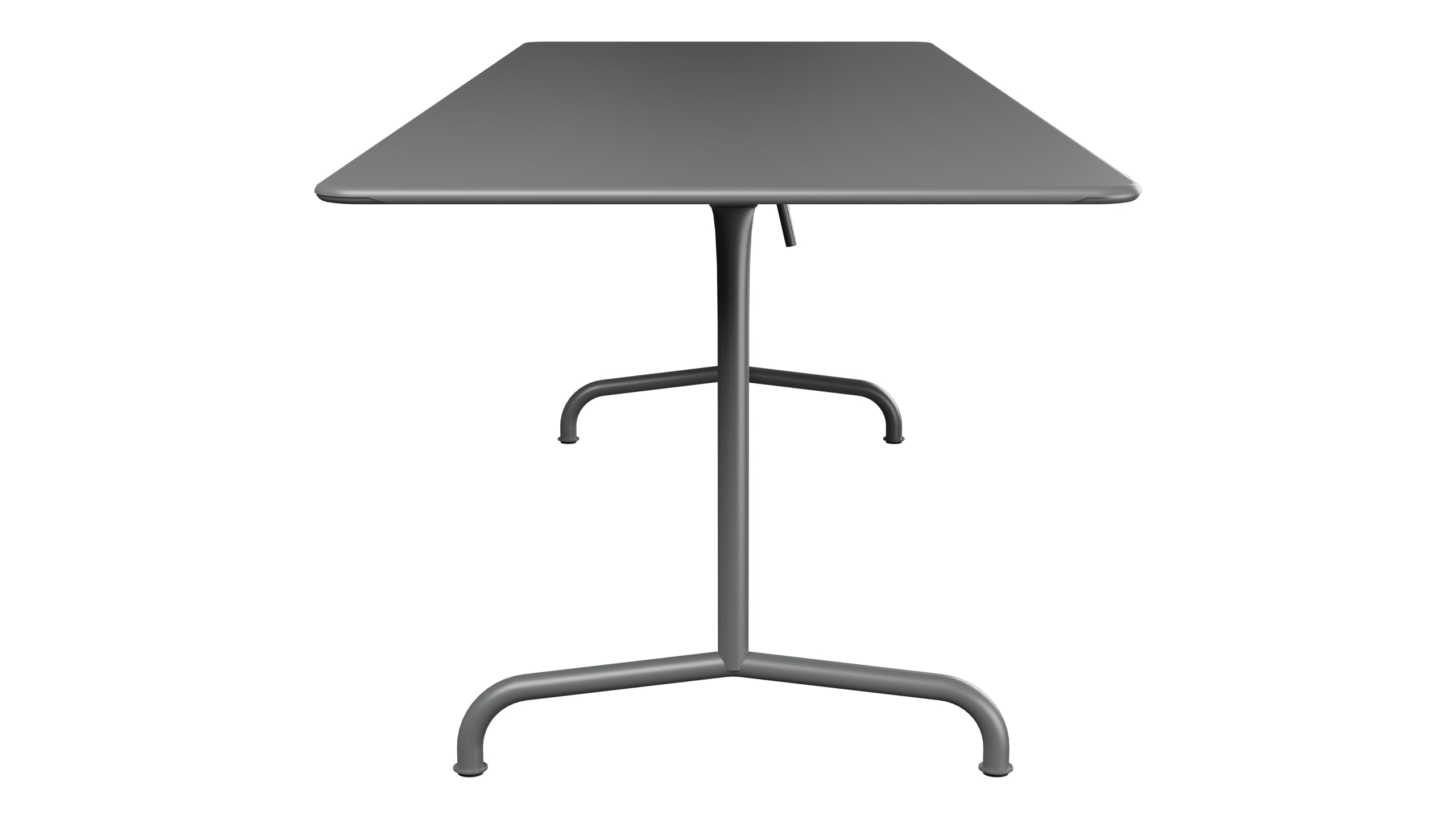 Rigi Metall-Gartentisch 240x80 klappbar in Graphit präsentiert im Onlineshop von KAQTU Design AG. Gartentisch ist von Schaffner