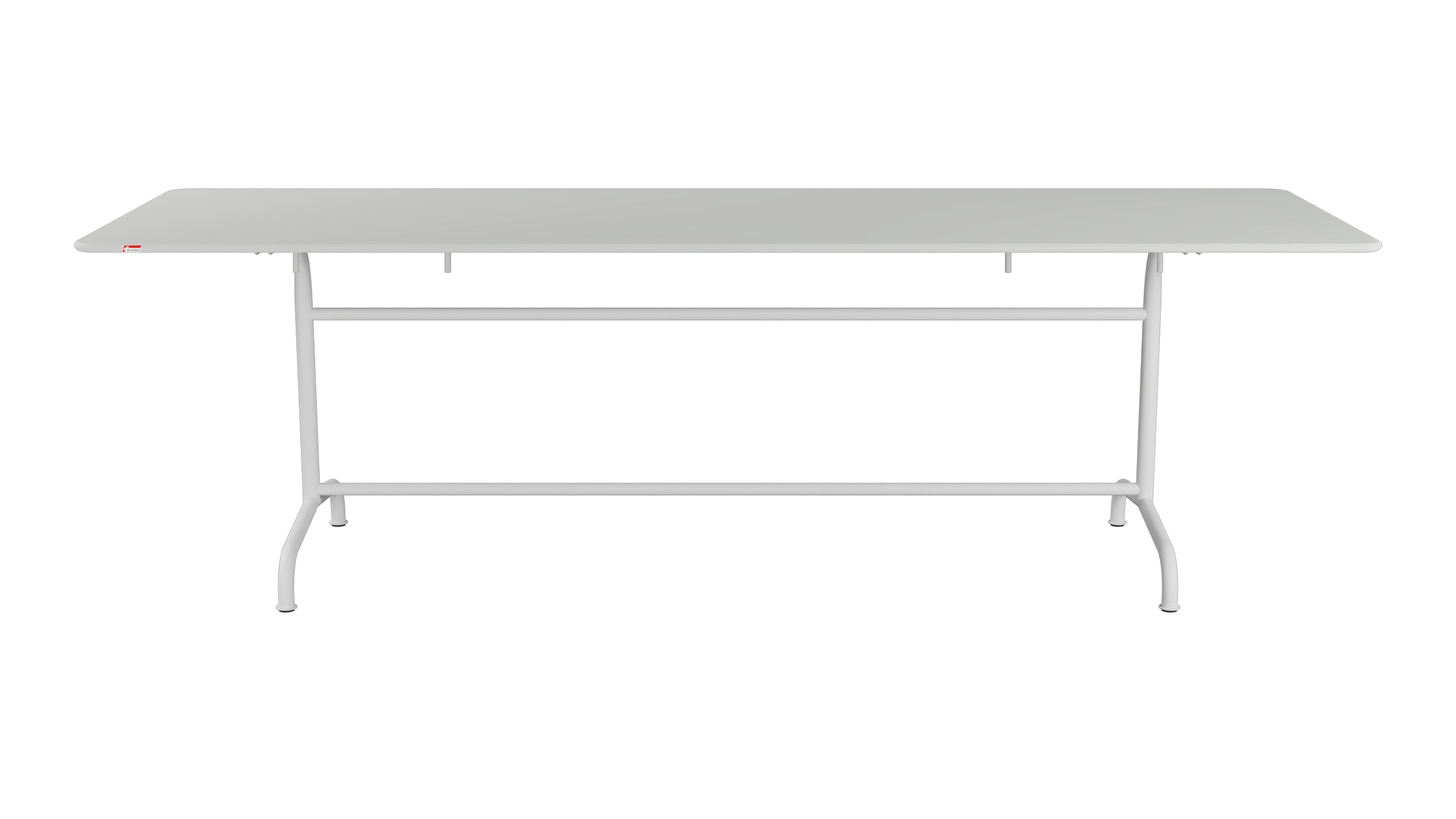 Rigi Metall-Gartentisch 240x80 klappbar in Alusilber präsentiert im Onlineshop von KAQTU Design AG. Gartentisch ist von Schaffner