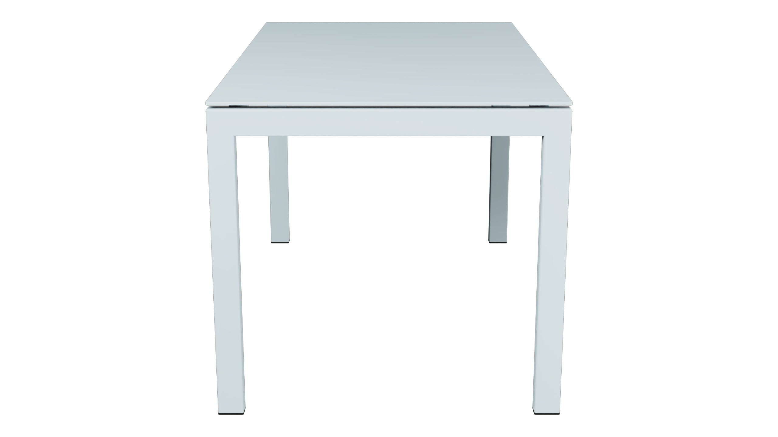 Luzern Glasfaser-Gartentisch 140x80 in Pastellblau präsentiert im Onlineshop von KAQTU Design AG. Gartentisch ist von Schaffner
