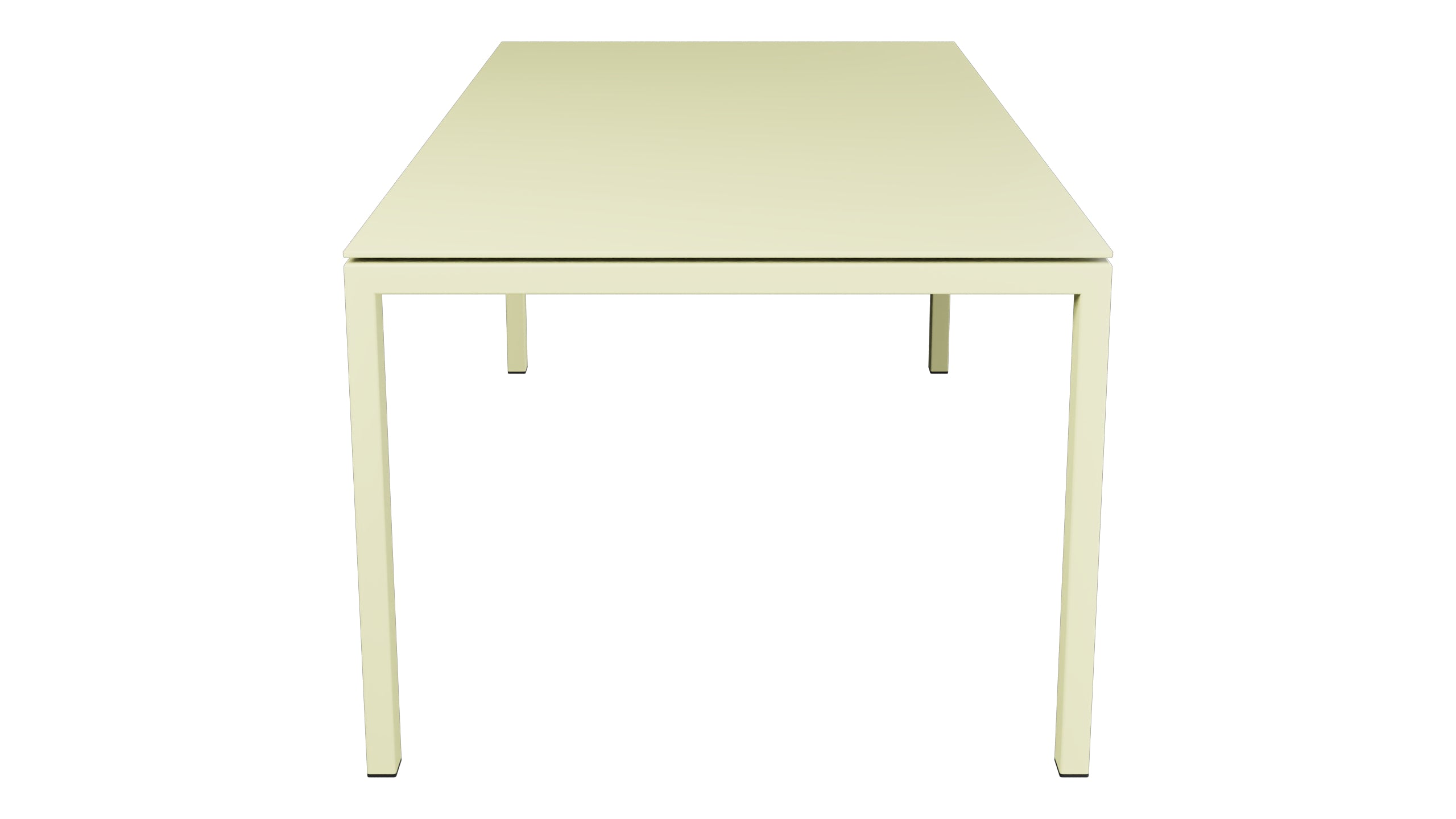 Luzern Glasfaser-Gartentisch 220x100 in Buchsbaumgelb präsentiert im Onlineshop von KAQTU Design AG. Gartentisch ist von Schaffner