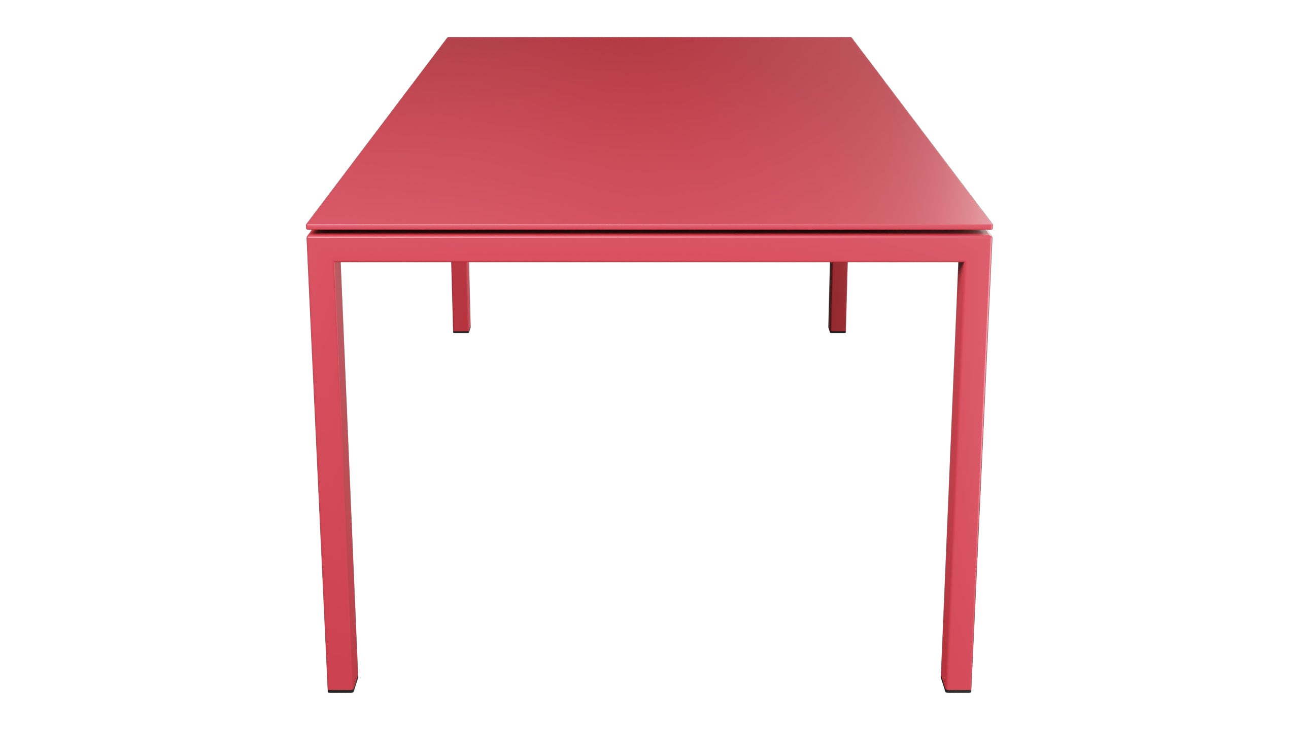 Luzern Glasfaser-Gartentisch 220x100 in Ahornrot präsentiert im Onlineshop von KAQTU Design AG. Gartentisch ist von Schaffner