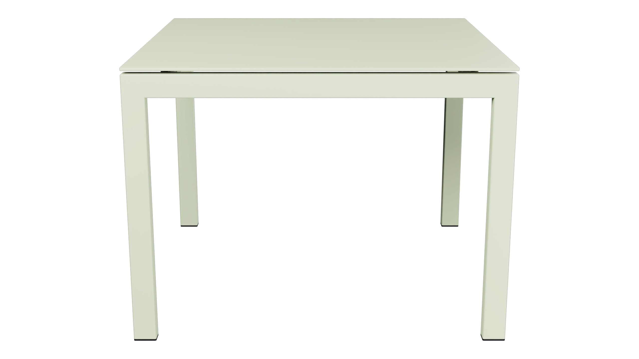 Luzern Glasfaser-Gartentisch 100x100 in Pastellgrün präsentiert im Onlineshop von KAQTU Design AG. Gartentisch ist von Schaffner