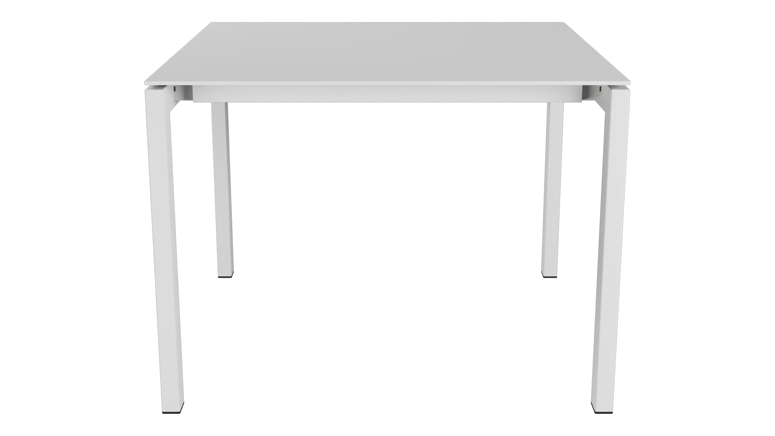 Luzern Glasfaser-Gartentisch 100x100 in Weiss präsentiert im Onlineshop von KAQTU Design AG. Gartentisch ist von Schaffner