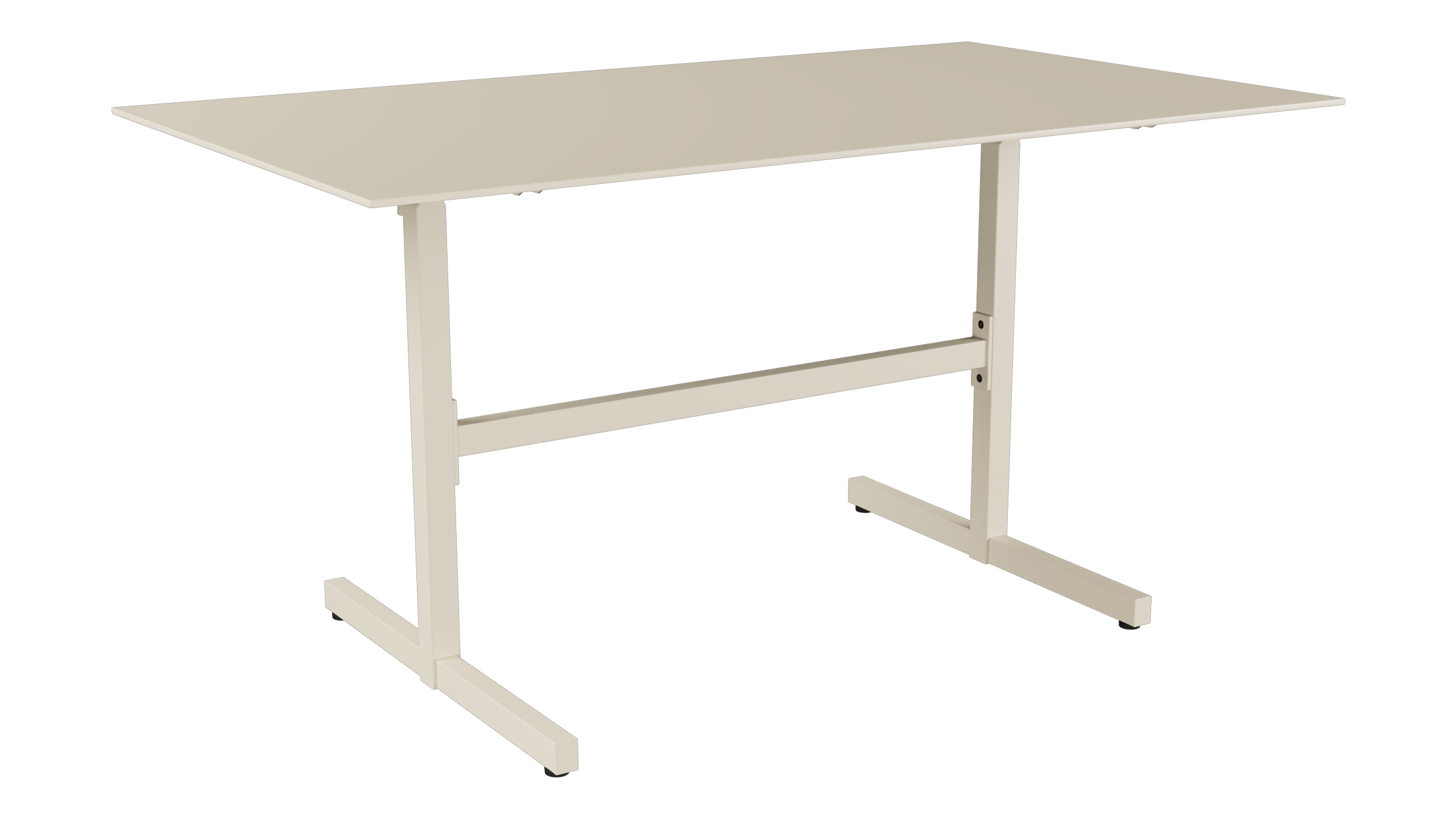 Luzern Glasfaser-Gartentisch  Decor 140x80 klappbar in Pastellsand präsentiert im Onlineshop von KAQTU Design AG. Gartentisch ist von Schaffner
