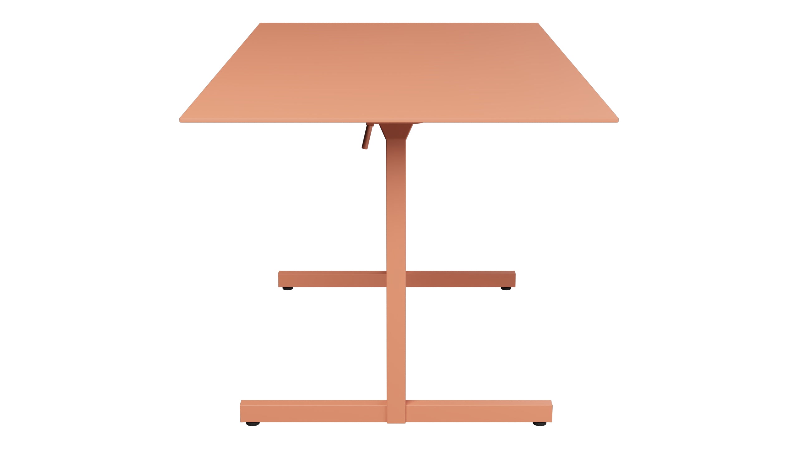 Luzern Glasfaser-Gartentisch  Decor 140x80 klappbar in Pastellterracotta präsentiert im Onlineshop von KAQTU Design AG. Gartentisch ist von Schaffner