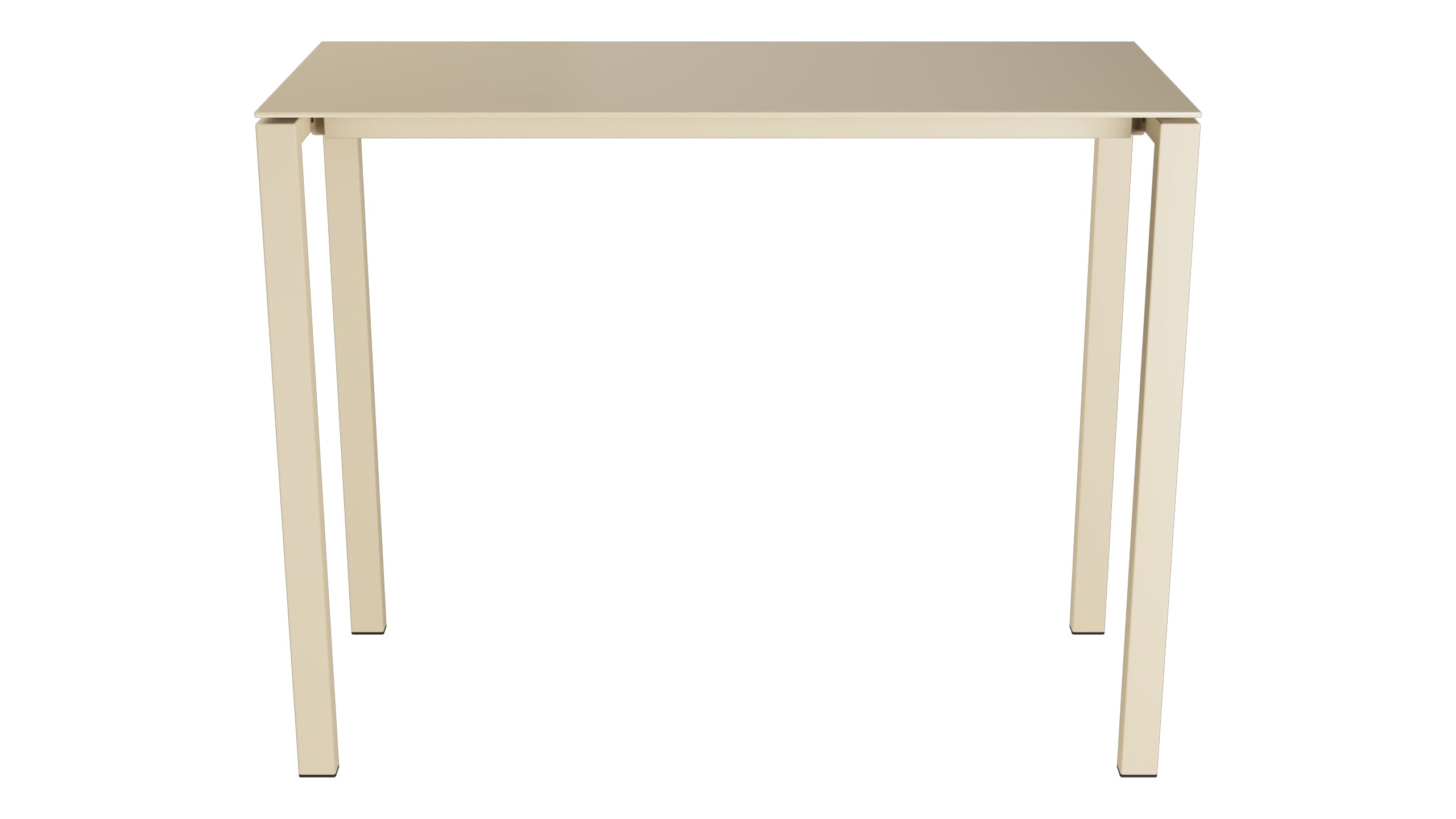 Luzern Glasfaser-Stehtisch Outdoor Decor 140x60 in Pastellbraun präsentiert im Onlineshop von KAQTU Design AG. Hochtisch Outdoor ist von Schaffner