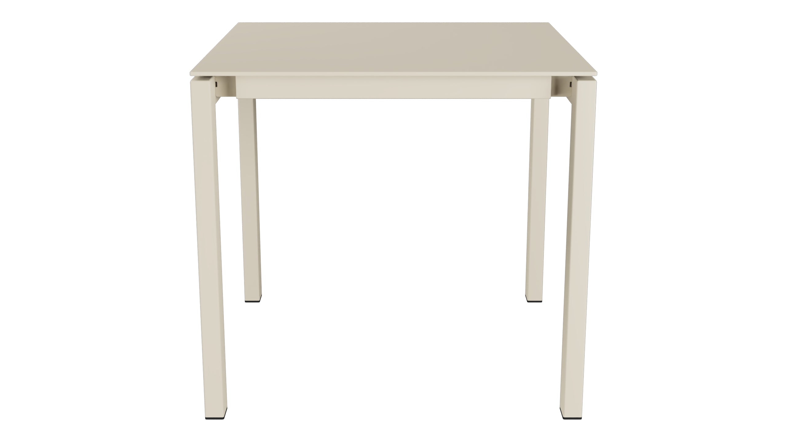 Luzern Glasfaser-Gartentisch Decor 80x80 in Pastellsand präsentiert im Onlineshop von KAQTU Design AG. Gartentisch ist von Schaffner
