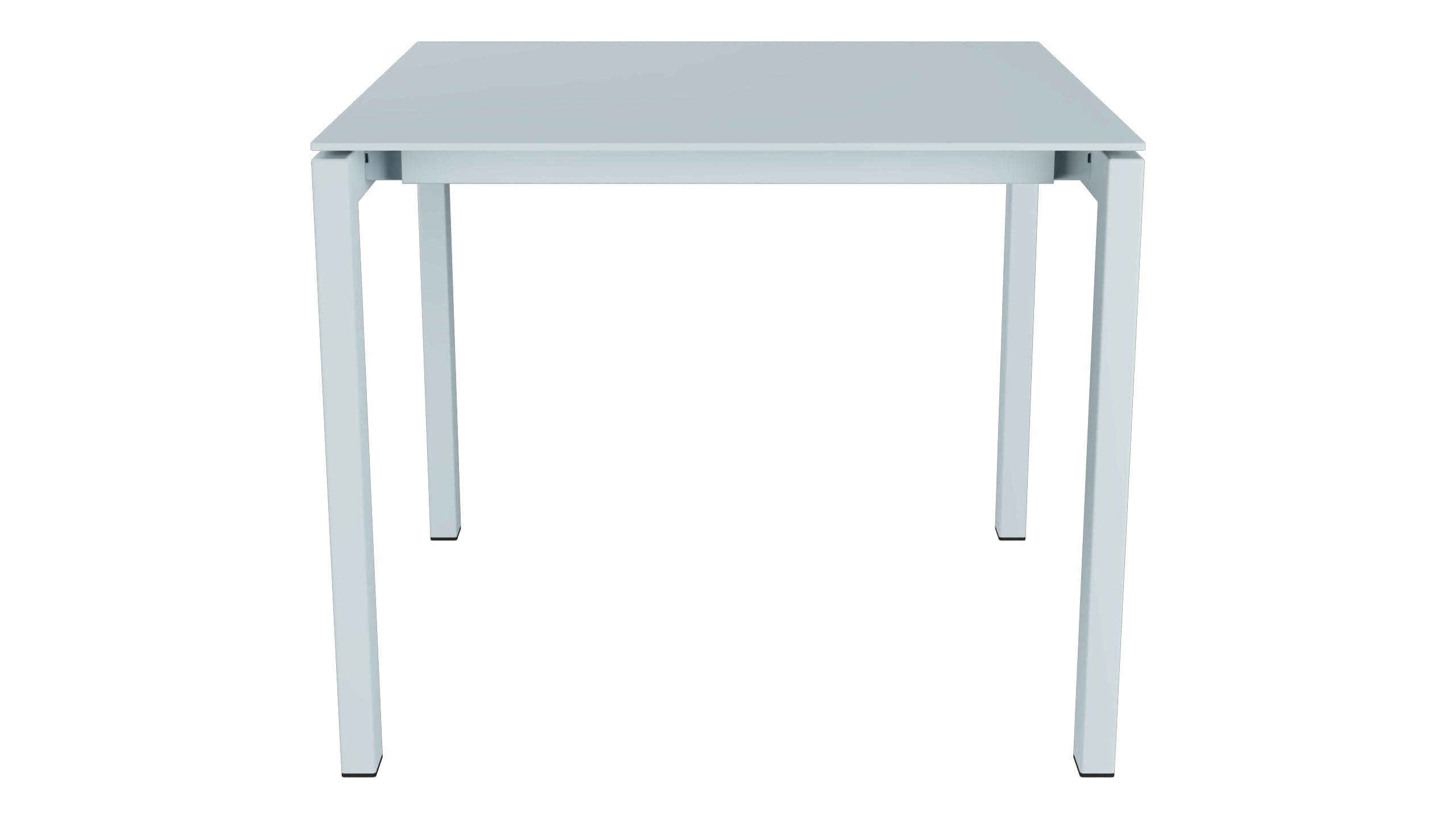 Luzern Glasfaser-Gartentisch Decor 90x90 in Pastellblau präsentiert im Onlineshop von KAQTU Design AG. Gartentisch ist von Schaffner