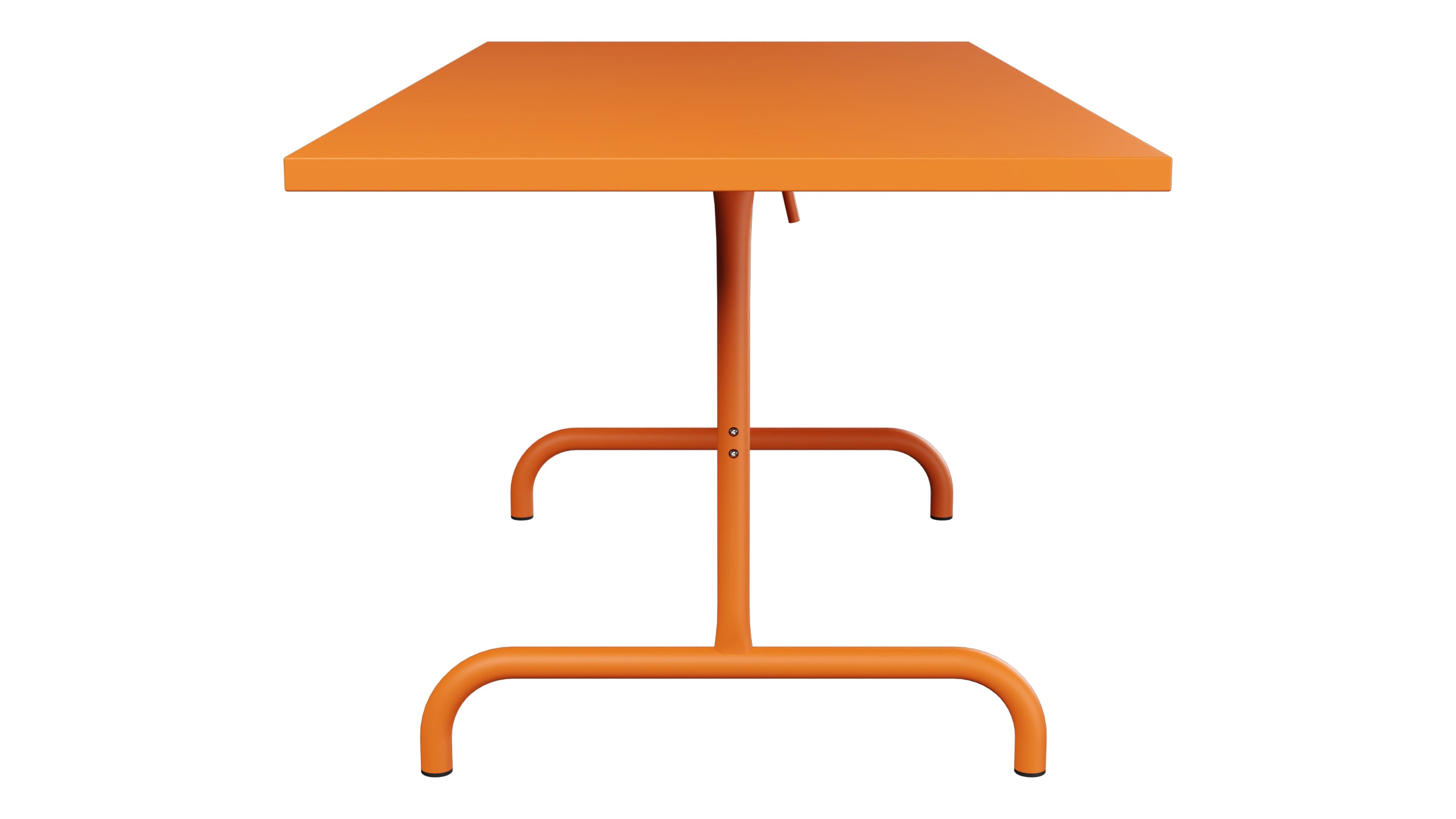 Säntis Metall-Gartentisch 180x80 klappbar in Orange präsentiert im Onlineshop von KAQTU Design AG. Gartentisch ist von Schaffner