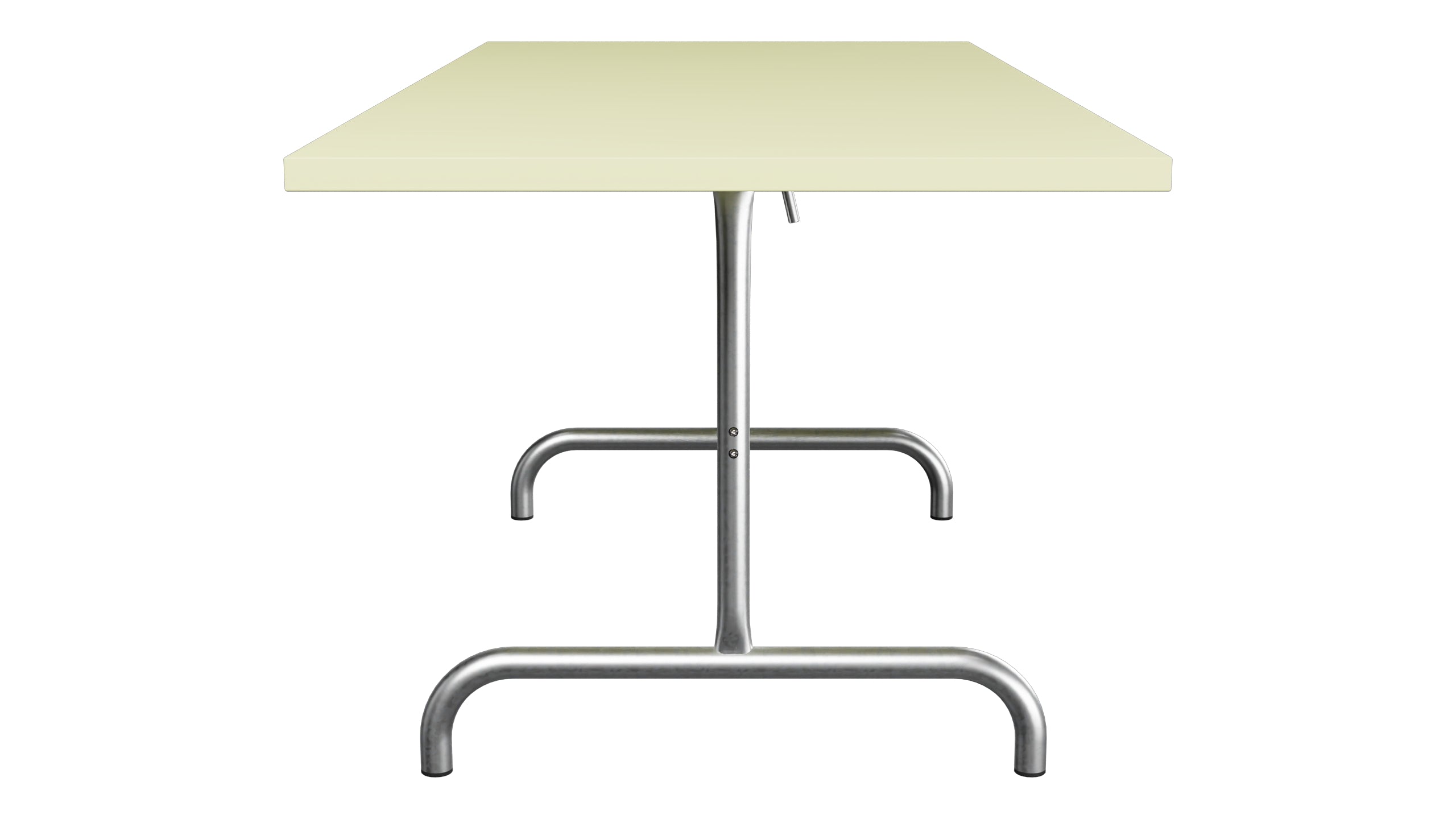 Säntis Metall-Gartentisch 180x80 klappbar in Buchsbaumgelb präsentiert im Onlineshop von KAQTU Design AG. Gartentisch ist von Schaffner