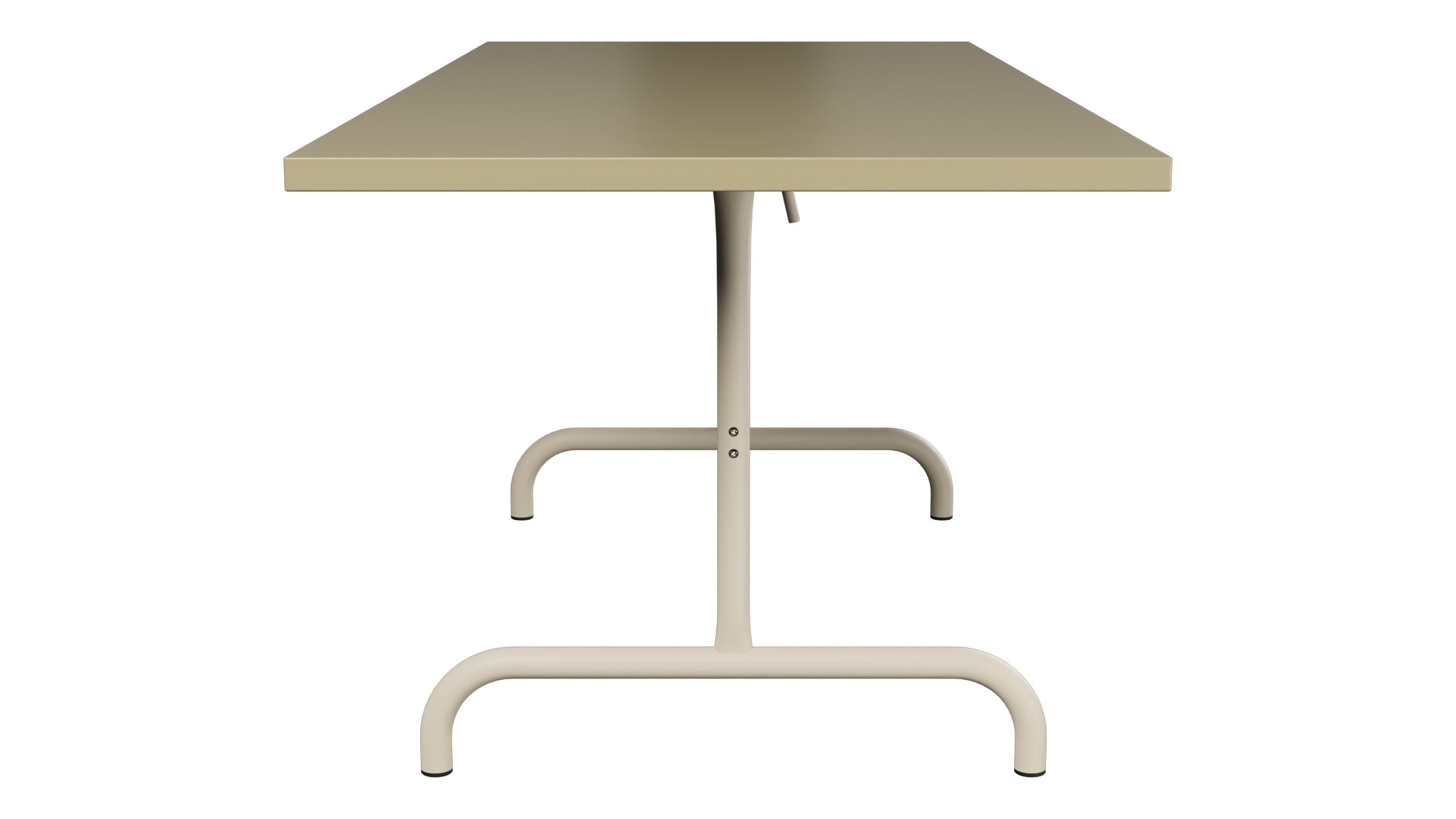 Säntis Metall-Gartentisch 180x80 klappbar in Champagner präsentiert im Onlineshop von KAQTU Design AG. Gartentisch ist von Schaffner