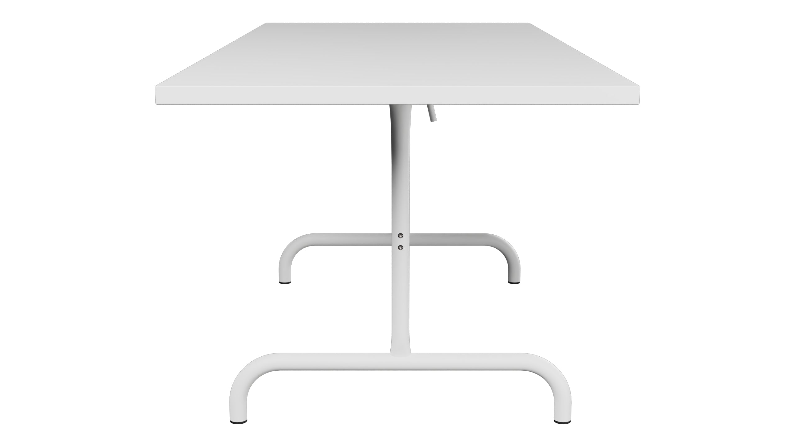 Säntis Metall-Gartentisch 180x80 klappbar in Weiss präsentiert im Onlineshop von KAQTU Design AG. Gartentisch ist von Schaffner