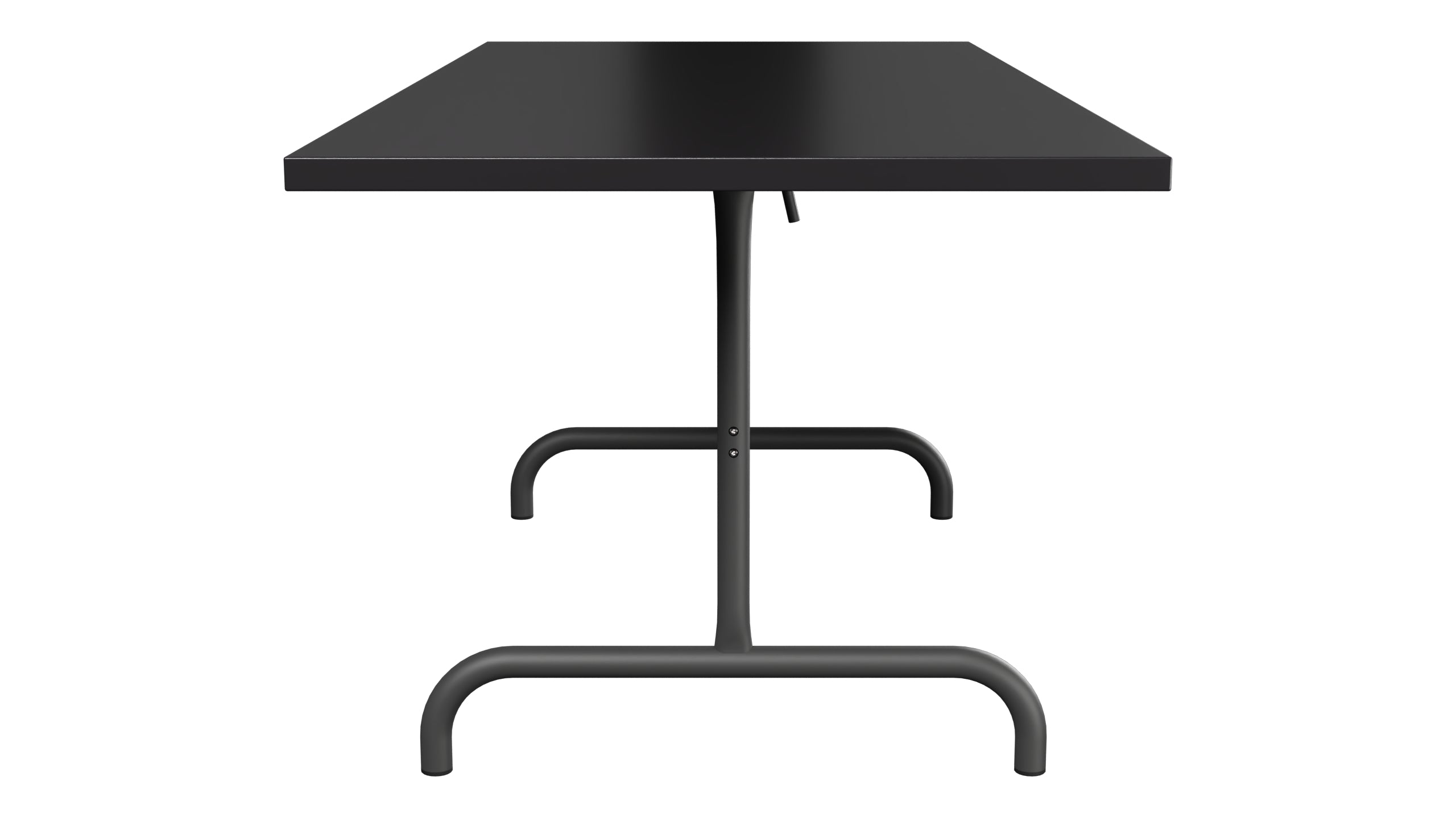 Säntis Metall-Gartentisch 180x80 klappbar in Schwarz präsentiert im Onlineshop von KAQTU Design AG. Gartentisch ist von Schaffner