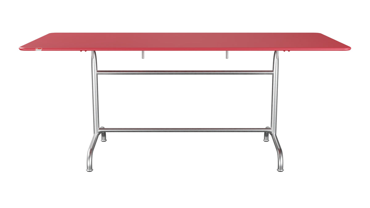 Rigi Metall-Gartentisch 180x80 klappbar in Ahornrot präsentiert im Onlineshop von KAQTU Design AG. Gartentisch ist von Schaffner