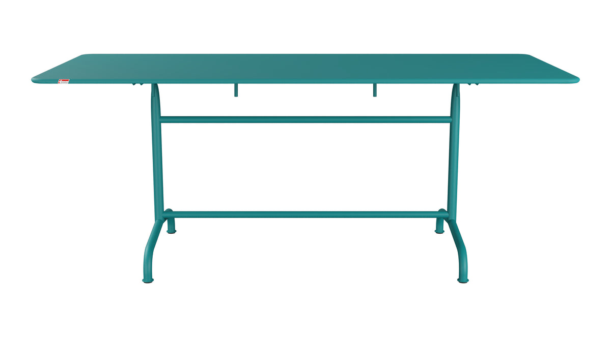 Rigi Metall-Gartentisch 180x80 klappbar in Kaliblau präsentiert im Onlineshop von KAQTU Design AG. Gartentisch ist von Schaffner