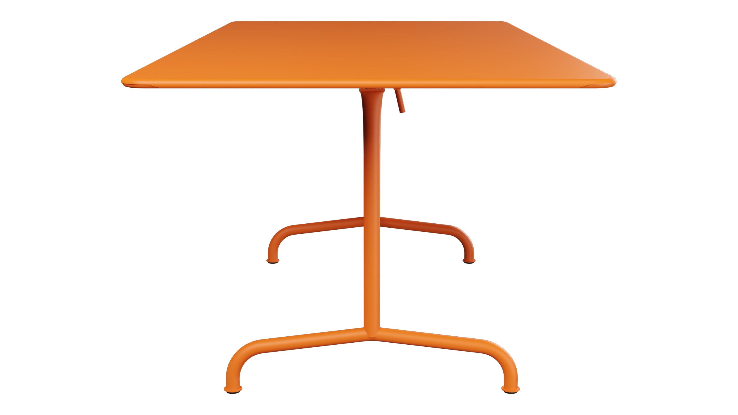 Rigi Metall-Gartentisch 180x90 klappbar in Orange präsentiert im Onlineshop von KAQTU Design AG. Gartentisch ist von Schaffner