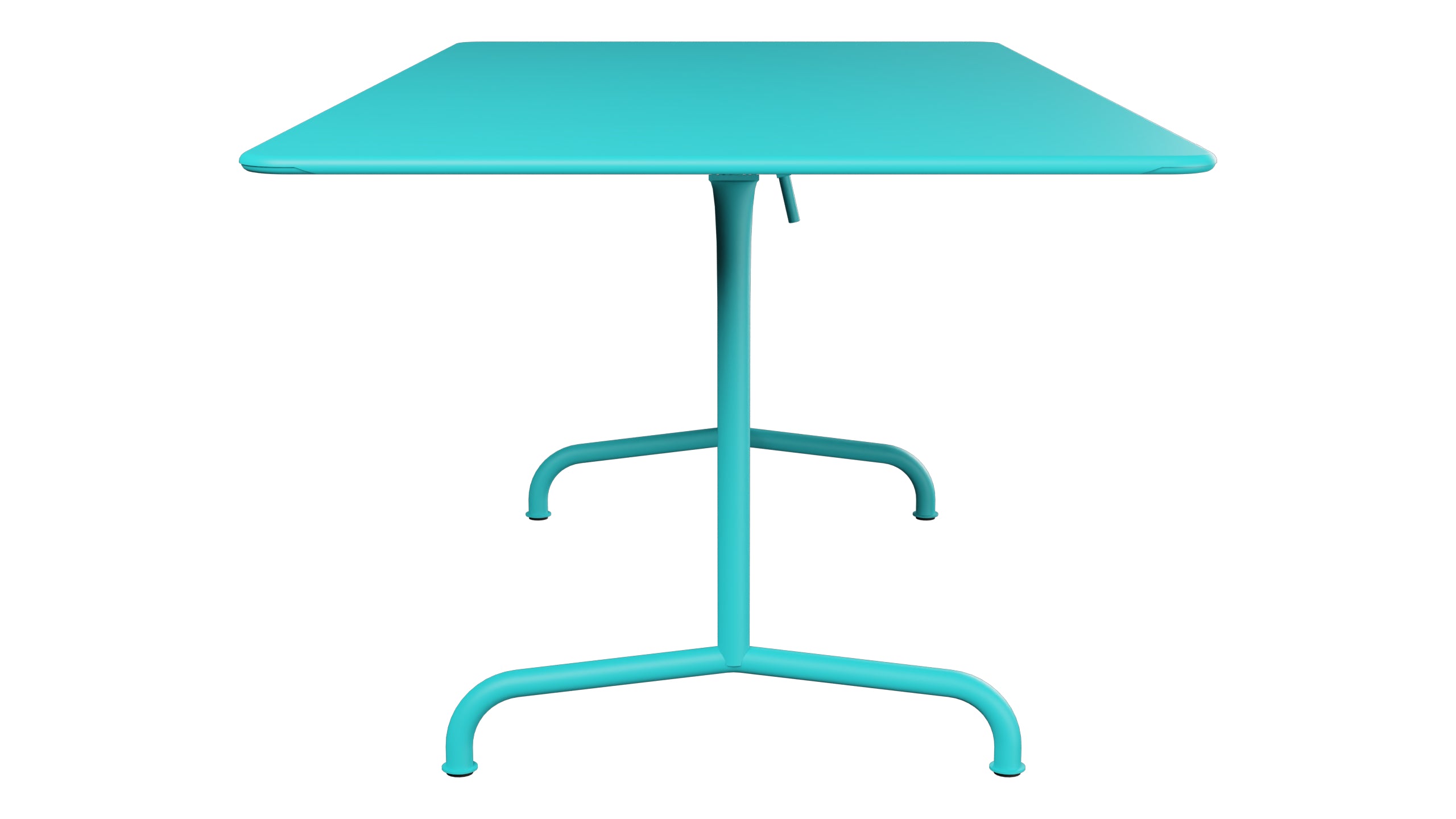 Rigi Metall-Gartentisch 180x90 klappbar in Türkis präsentiert im Onlineshop von KAQTU Design AG. Gartentisch ist von Schaffner