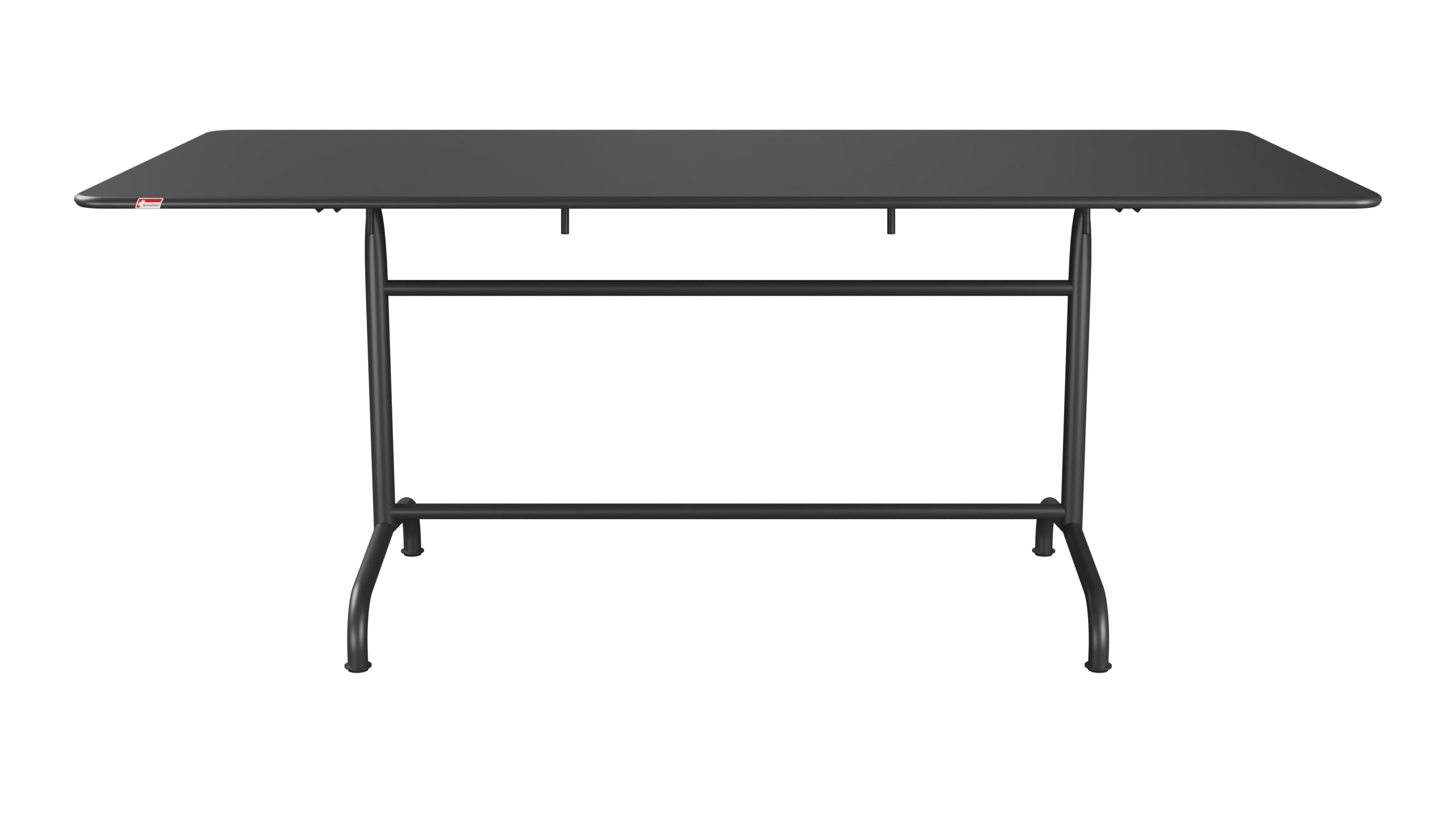 Rigi Metall-Gartentisch 180x90 klappbar in Anthrazit präsentiert im Onlineshop von KAQTU Design AG. Gartentisch ist von Schaffner