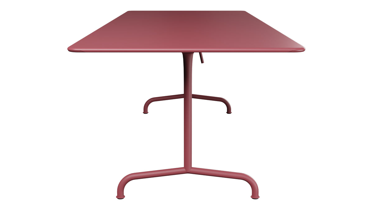 Rigi Metall-Gartentisch 240x90 klappbar in Bordeaux präsentiert im Onlineshop von KAQTU Design AG. Gartentisch ist von Schaffner