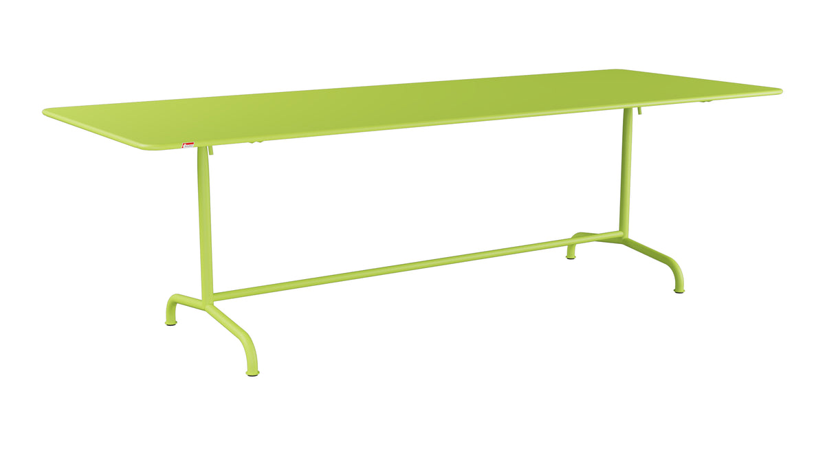 Rigi Metall-Gartentisch 240x90 klappbar in Hellgrün präsentiert im Onlineshop von KAQTU Design AG. Gartentisch ist von Schaffner