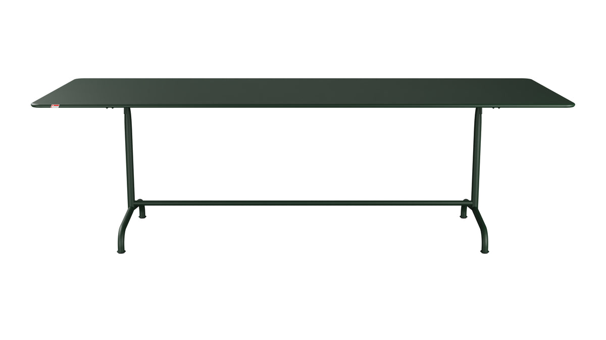 Rigi Metall-Gartentisch 240x90 klappbar in Tannengrün präsentiert im Onlineshop von KAQTU Design AG. Gartentisch ist von Schaffner