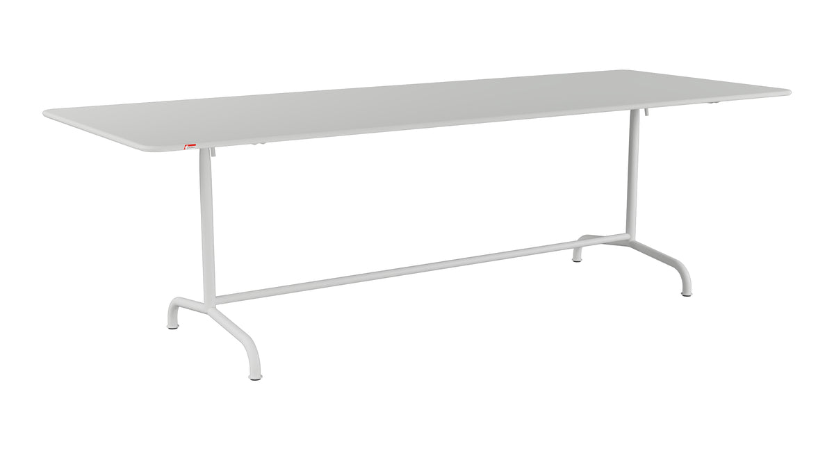 Rigi Metall-Gartentisch 240x90 klappbar in Alusilber präsentiert im Onlineshop von KAQTU Design AG. Gartentisch ist von Schaffner