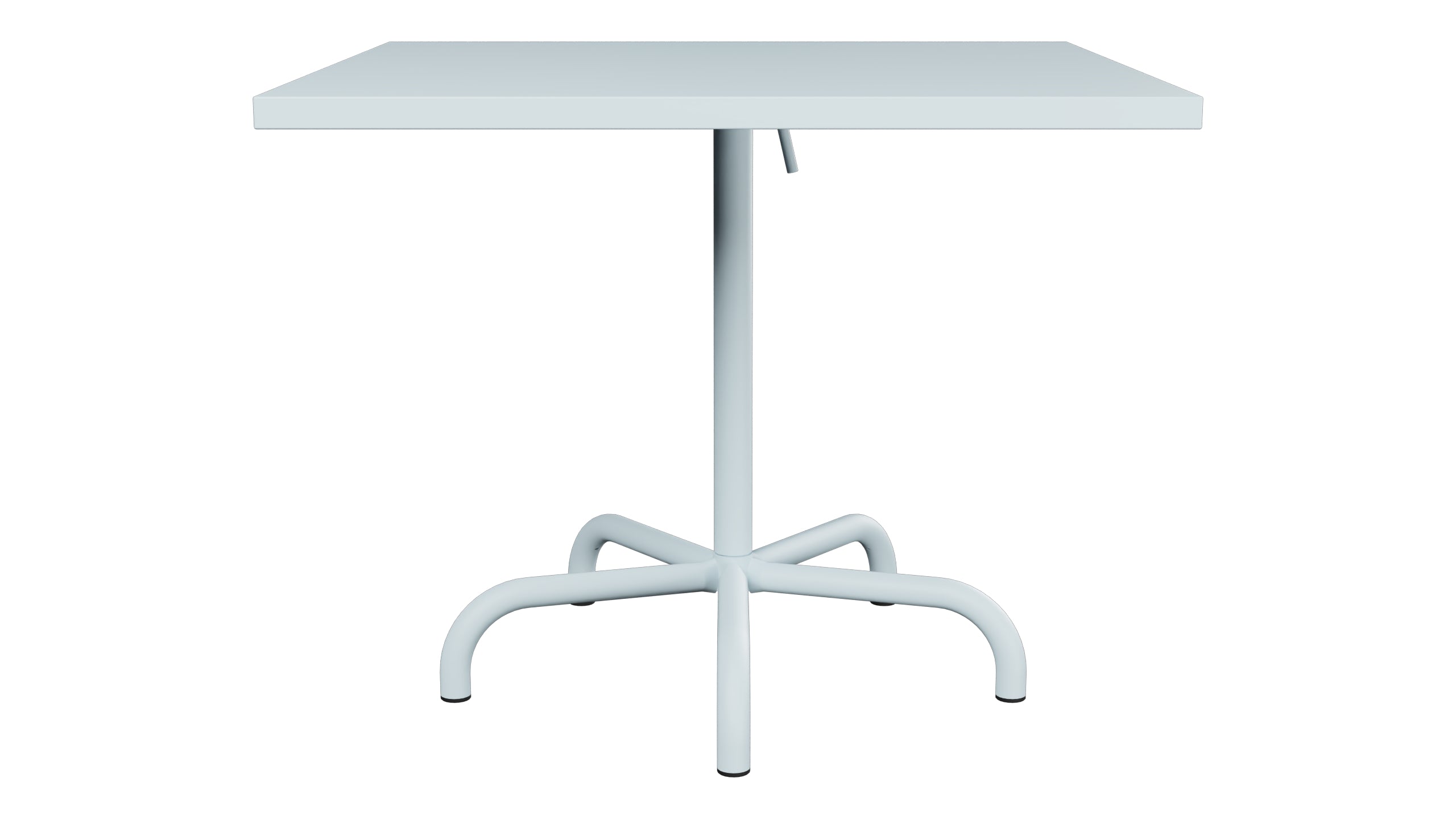 Säntis Metall-Gartentisch 90x90 klappbar in Pastellblau präsentiert im Onlineshop von KAQTU Design AG. Gartentisch ist von Schaffner