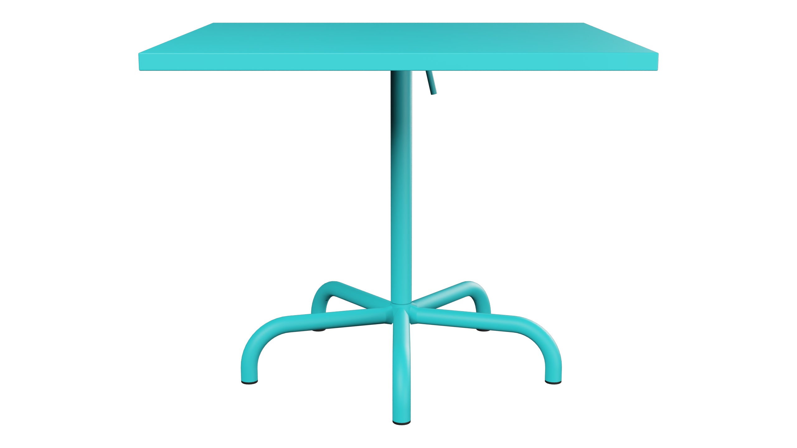 Säntis Metall-Gartentisch 90x90 klappbar in Türkis präsentiert im Onlineshop von KAQTU Design AG. Gartentisch ist von Schaffner