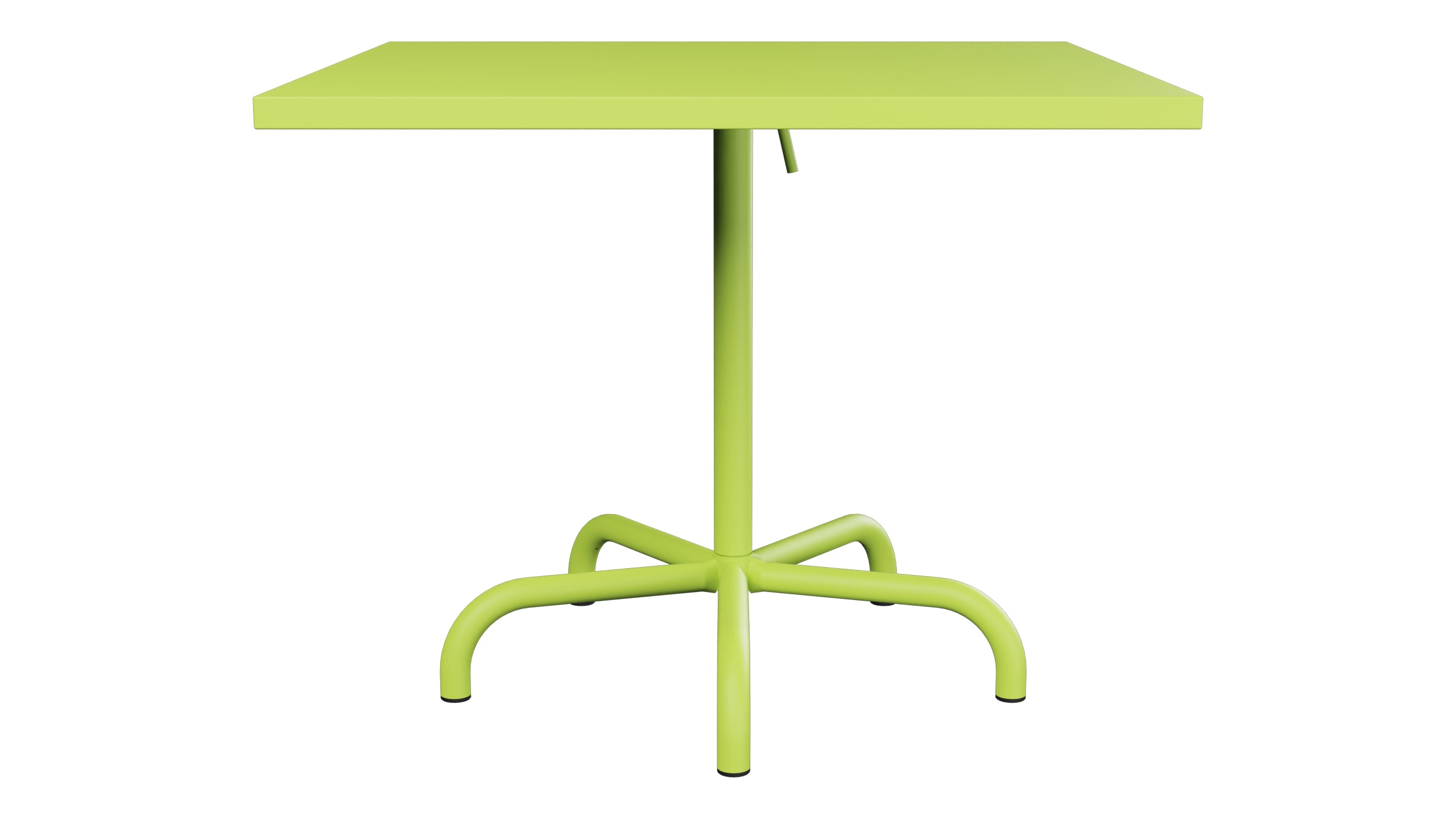 Säntis Metall-Gartentisch 90x90 klappbar in Hellgrün präsentiert im Onlineshop von KAQTU Design AG. Gartentisch ist von Schaffner