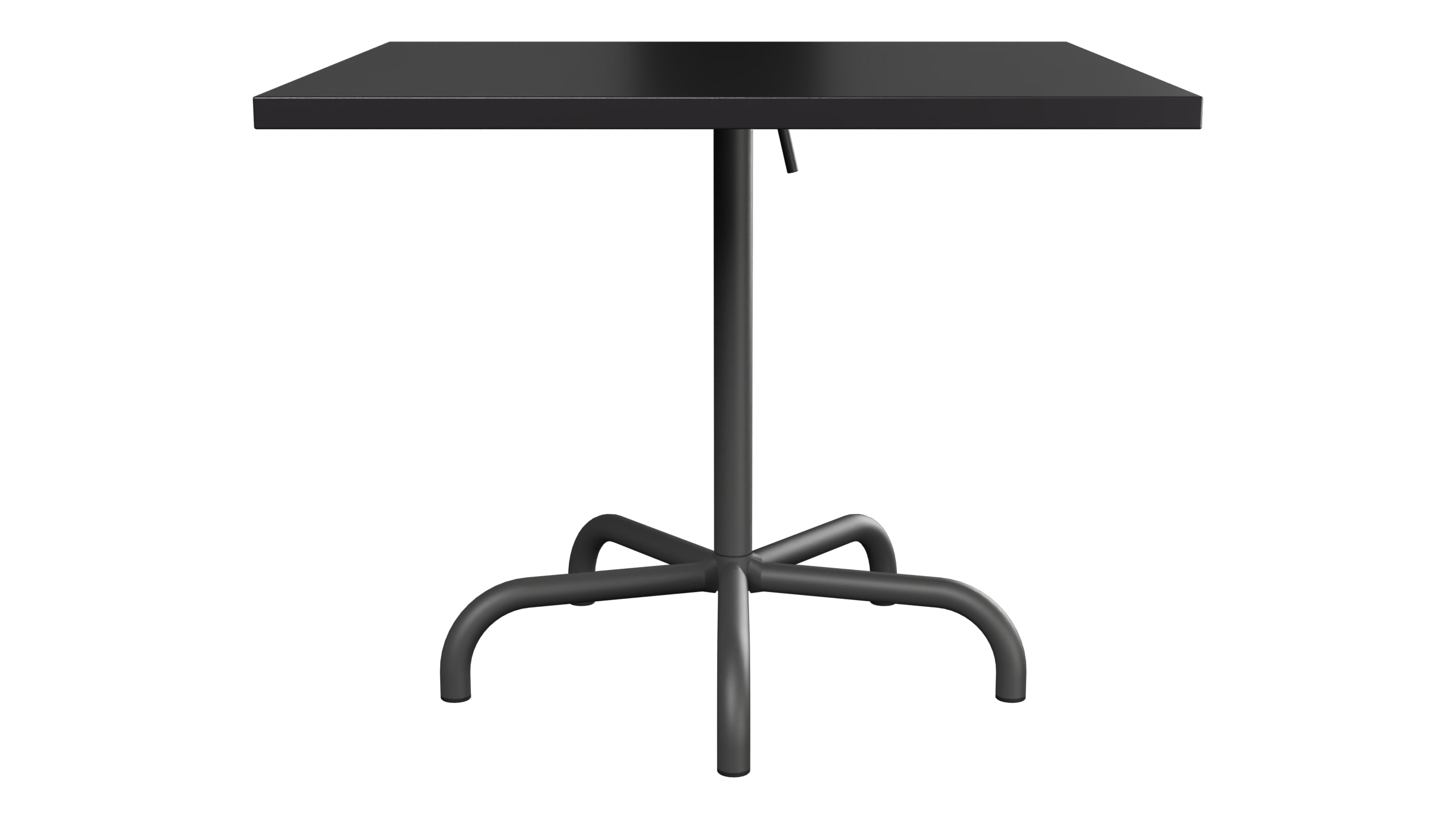 Säntis Metall-Gartentisch 90x90 klappbar in Schwarz präsentiert im Onlineshop von KAQTU Design AG. Gartentisch ist von Schaffner